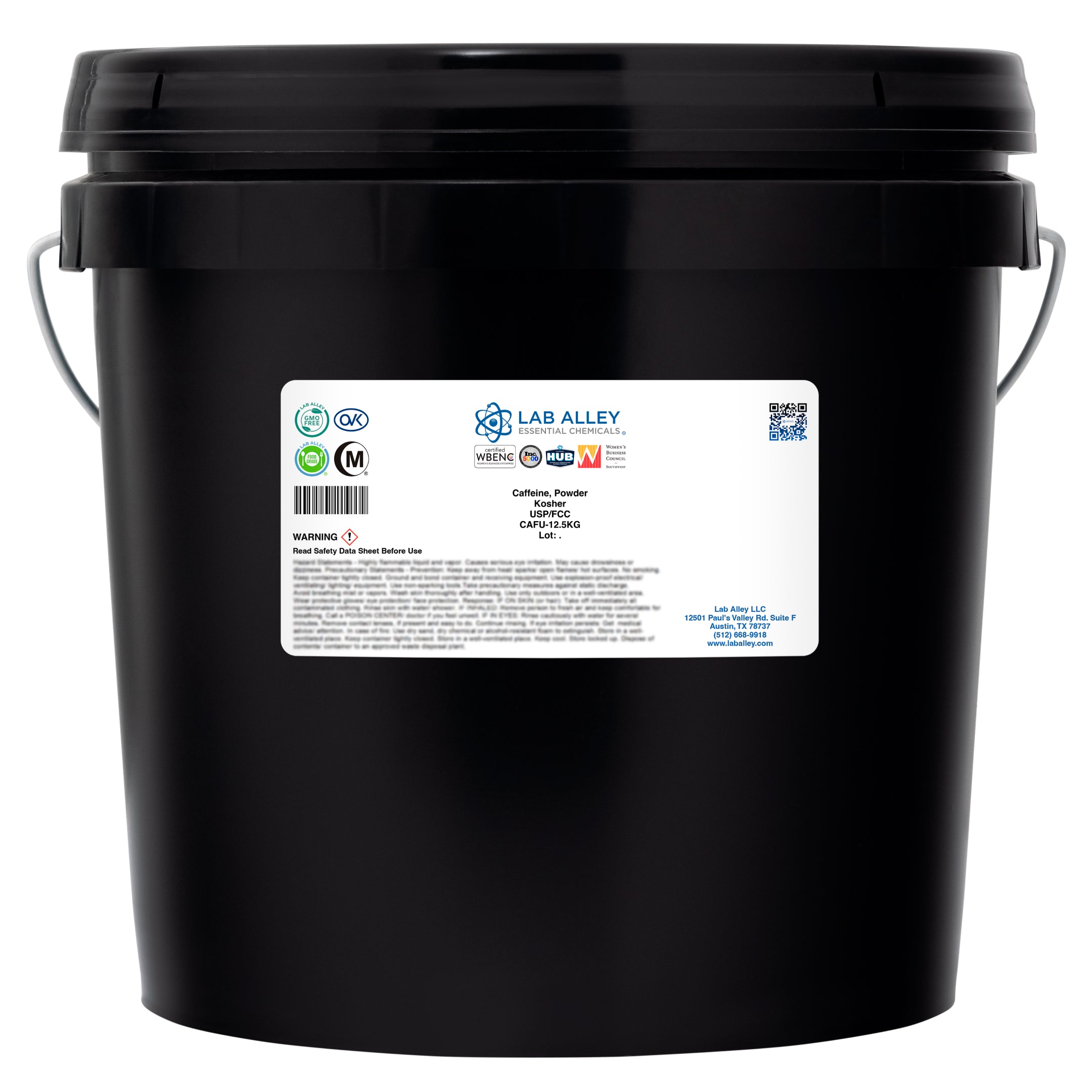 Caffeine Powder, USP/FCC/Food Grade, Kosher, Halal