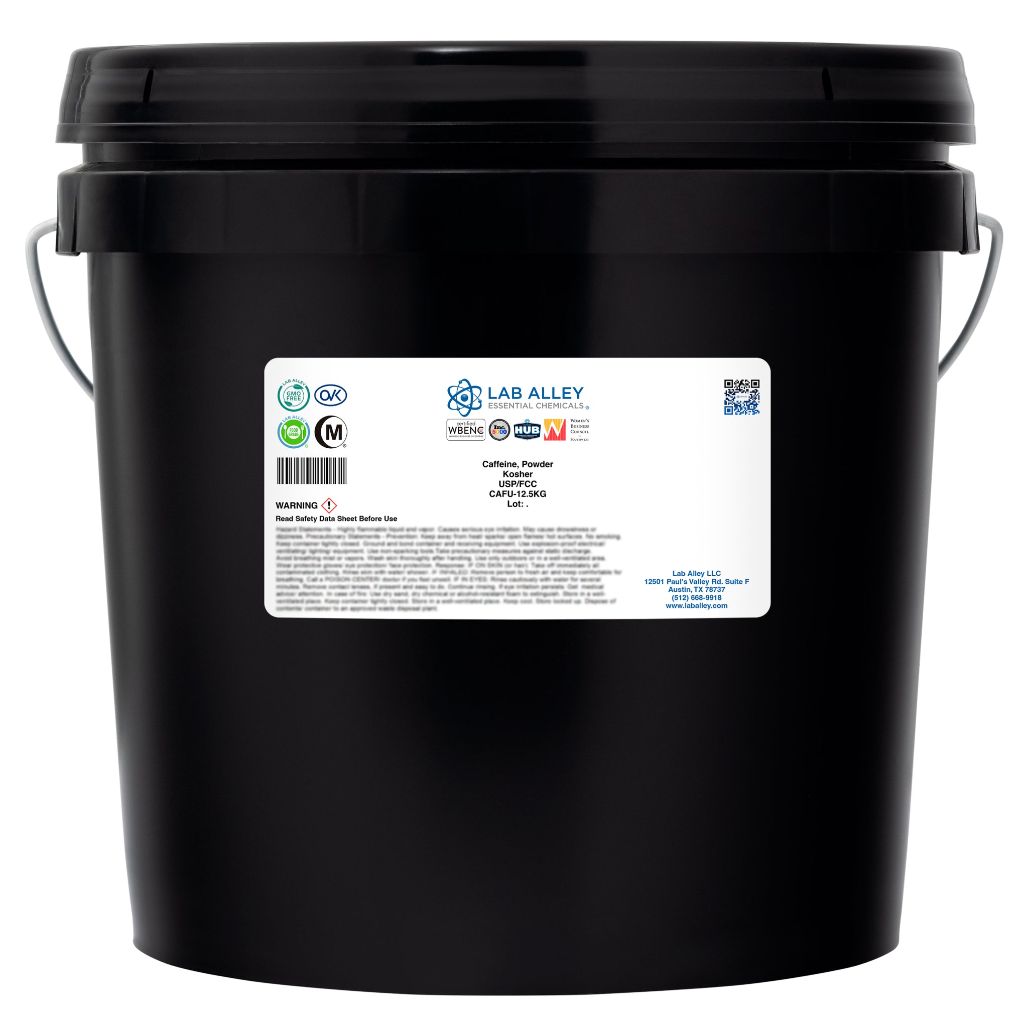 Caffeine Powder, USP/FCC/Food Grade, Kosher, Halal