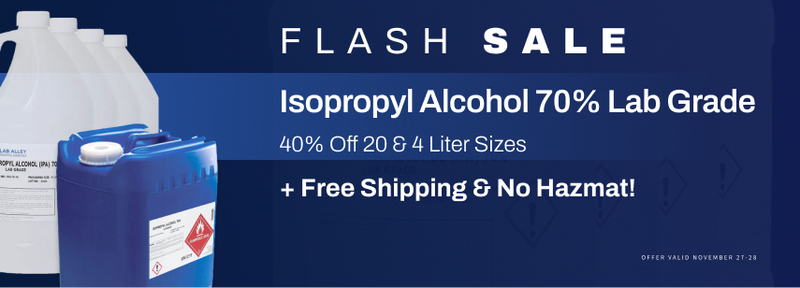 FLASH SALE! Isopropyl Alcohol 70% Lab Grade 40% OFF