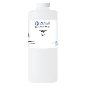 Deionized Water Lab Grade, Kosher