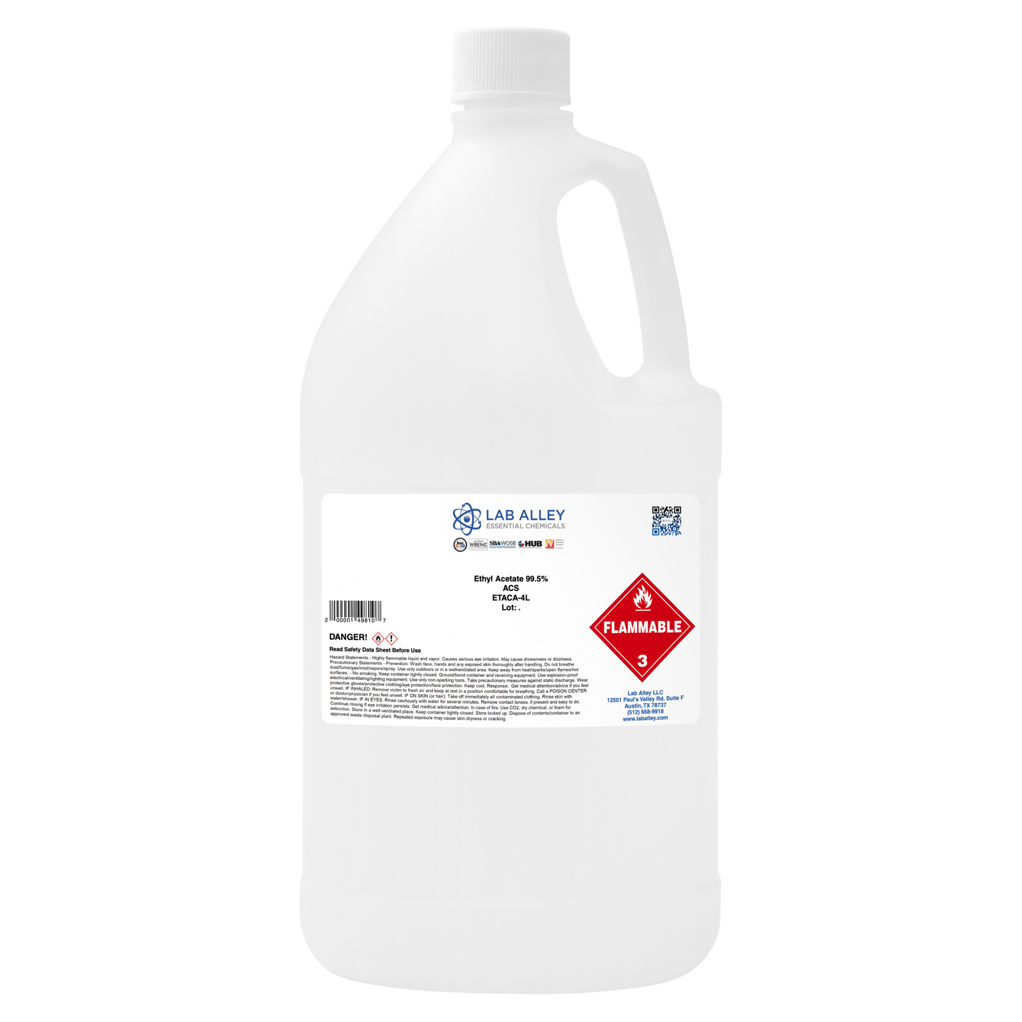 Ethyl Acetate 99.5% ACS Grade