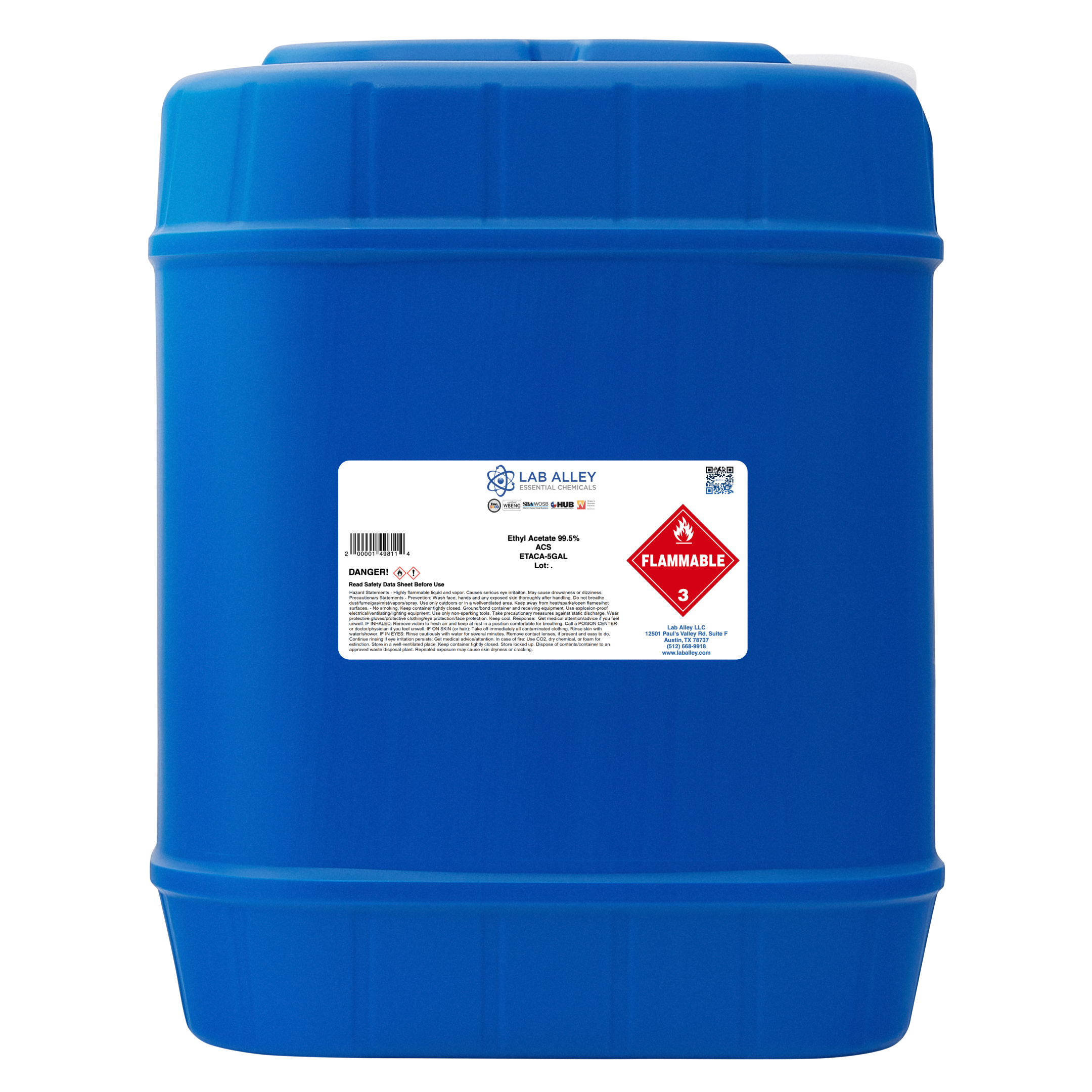 Ethyl Acetate 99.5% ACS Grade