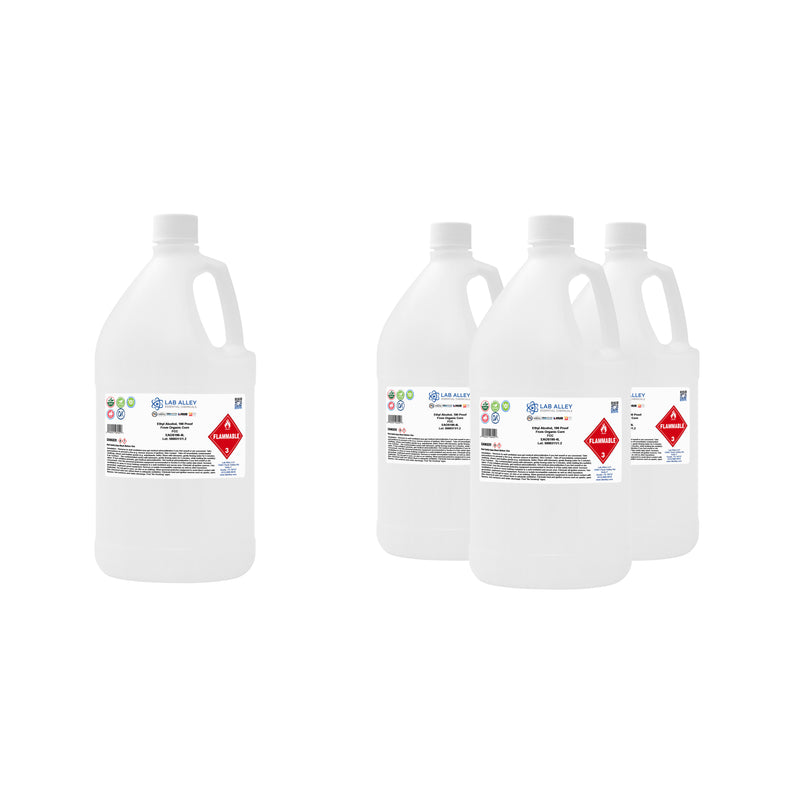 Organic Ethyl Alcohol, Sugar Cane, 190 Proof Kosher, Halal, FCC