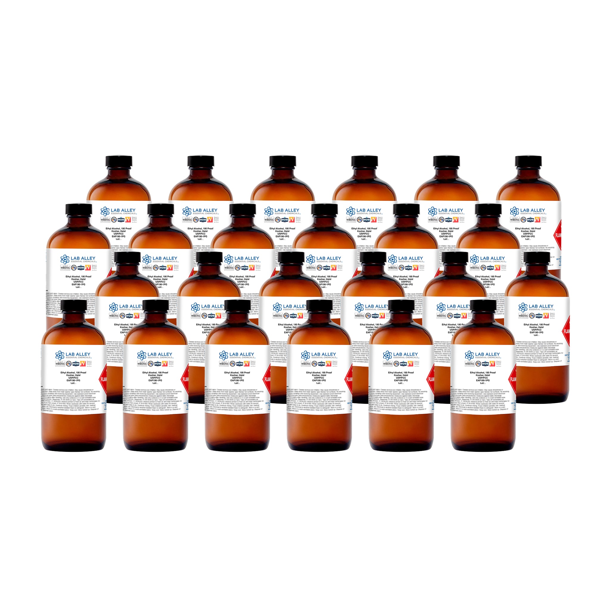 Ethanol 190 Proof (95%) Non-Denatured Alcohol, USP/FCC Food Grade, Kosher, Halal