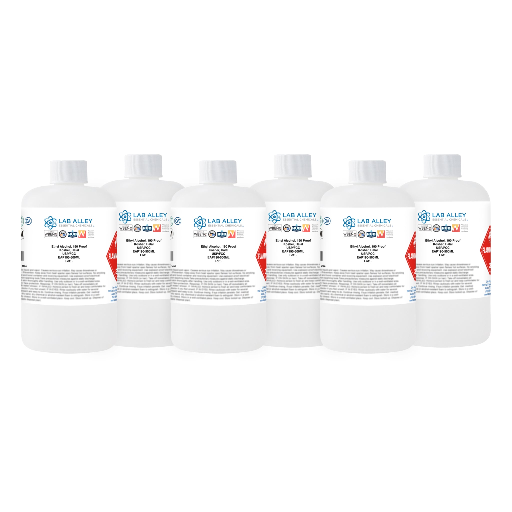 Ethanol 190 Proof (95%) Non-Denatured Alcohol, USP/FCC Food Grade, Kosher, Halal