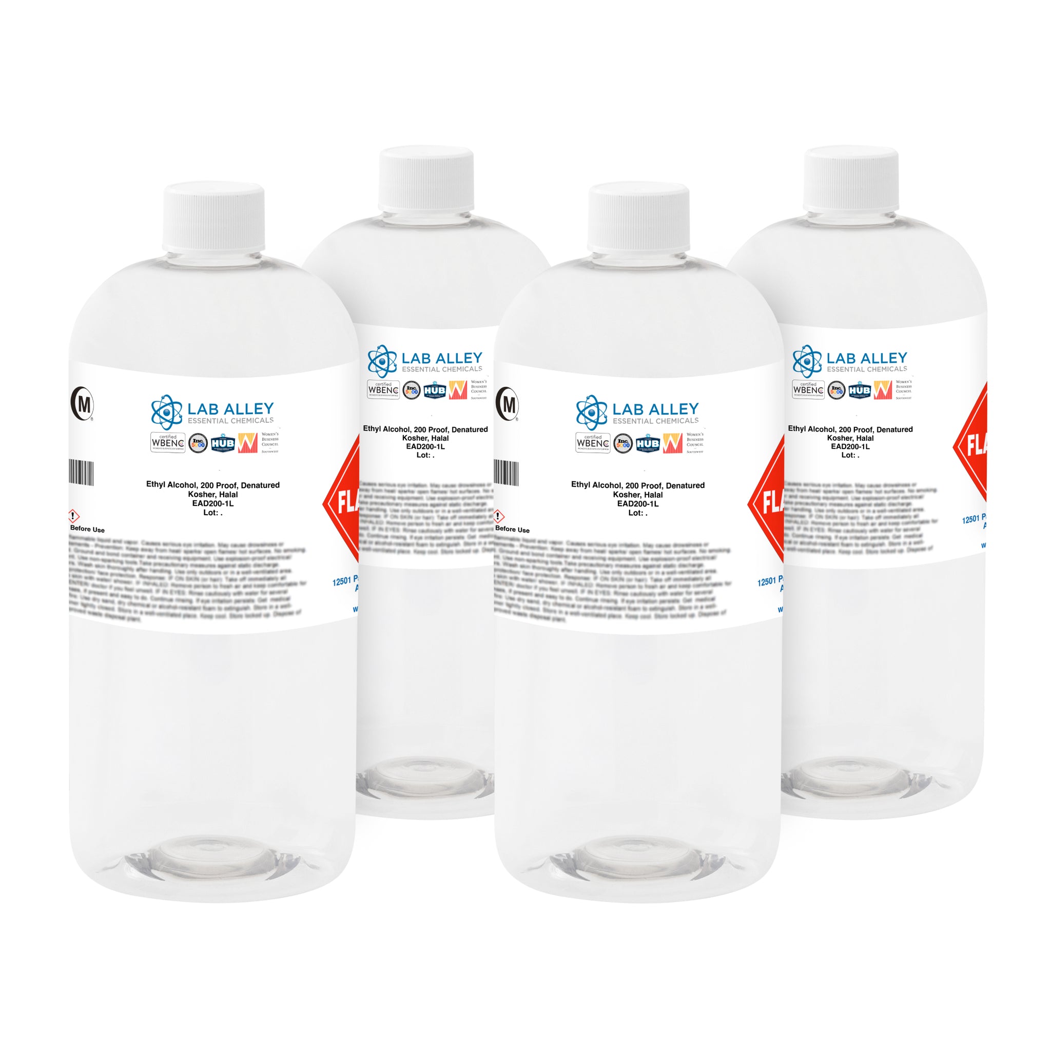 Denatured Ethanol 200 Proof, Kosher, Halal