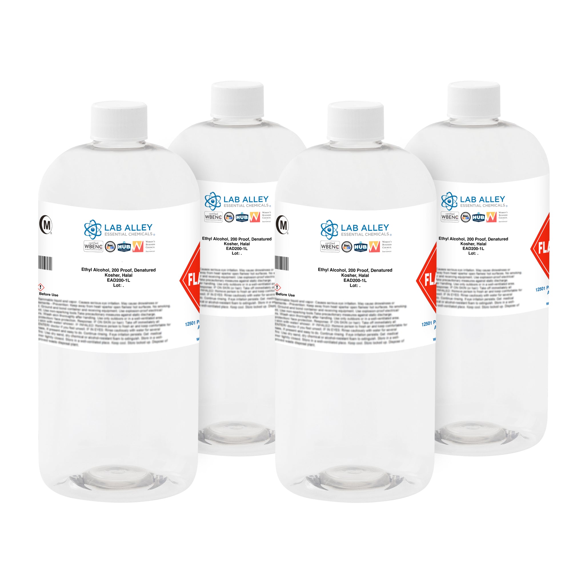 Denatured Ethanol 200 Proof, Kosher, Halal