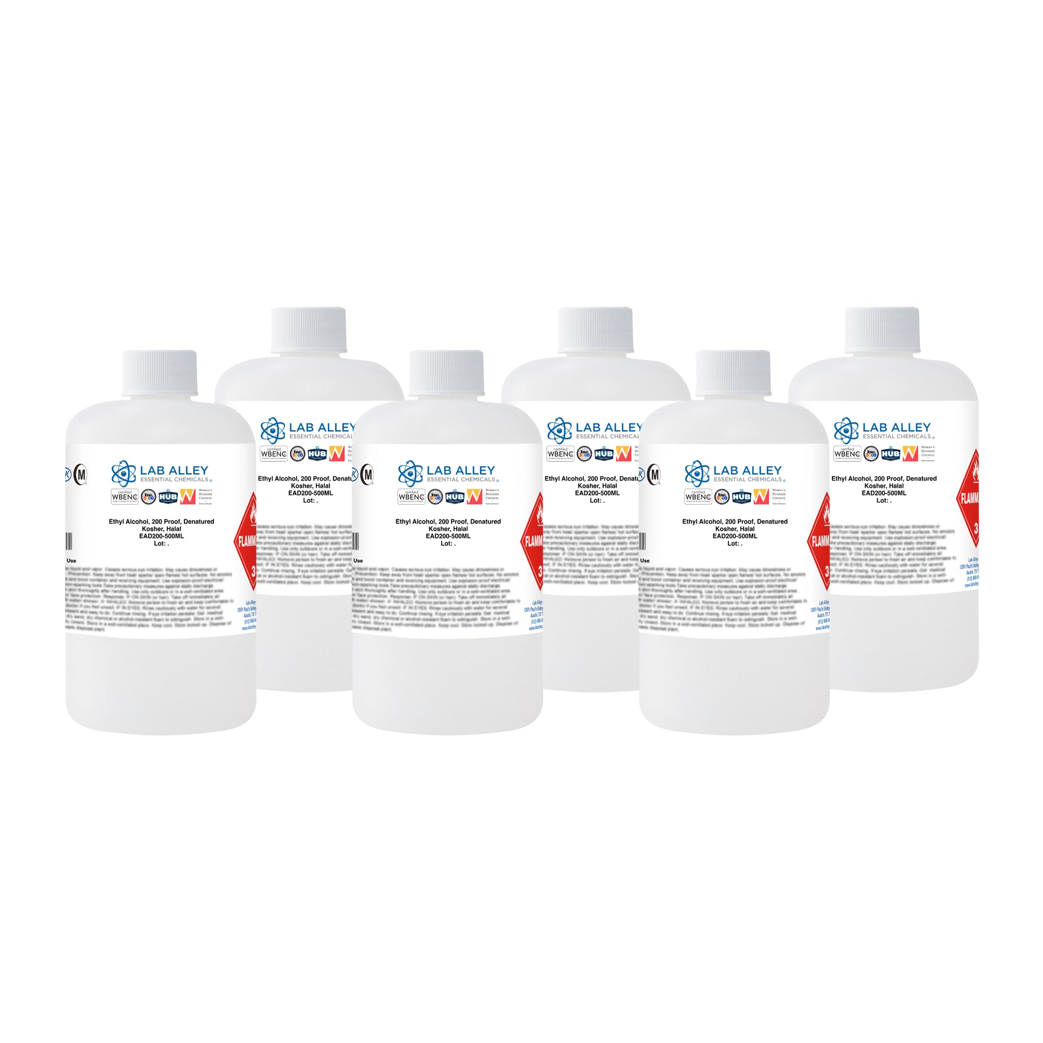Denatured Ethanol 200 Proof, Kosher, Halal