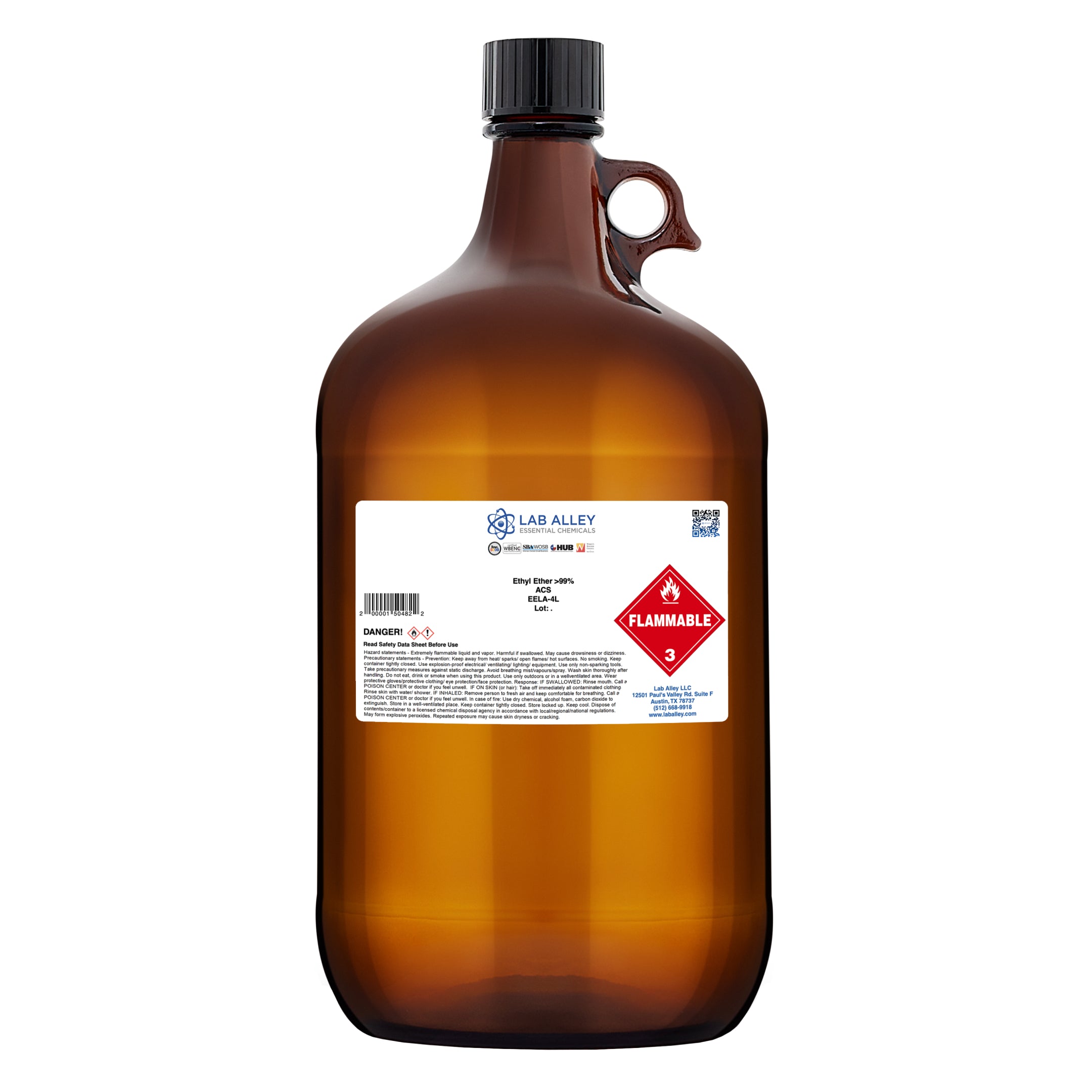 Ethyl Ether ≥99% ACS Grade