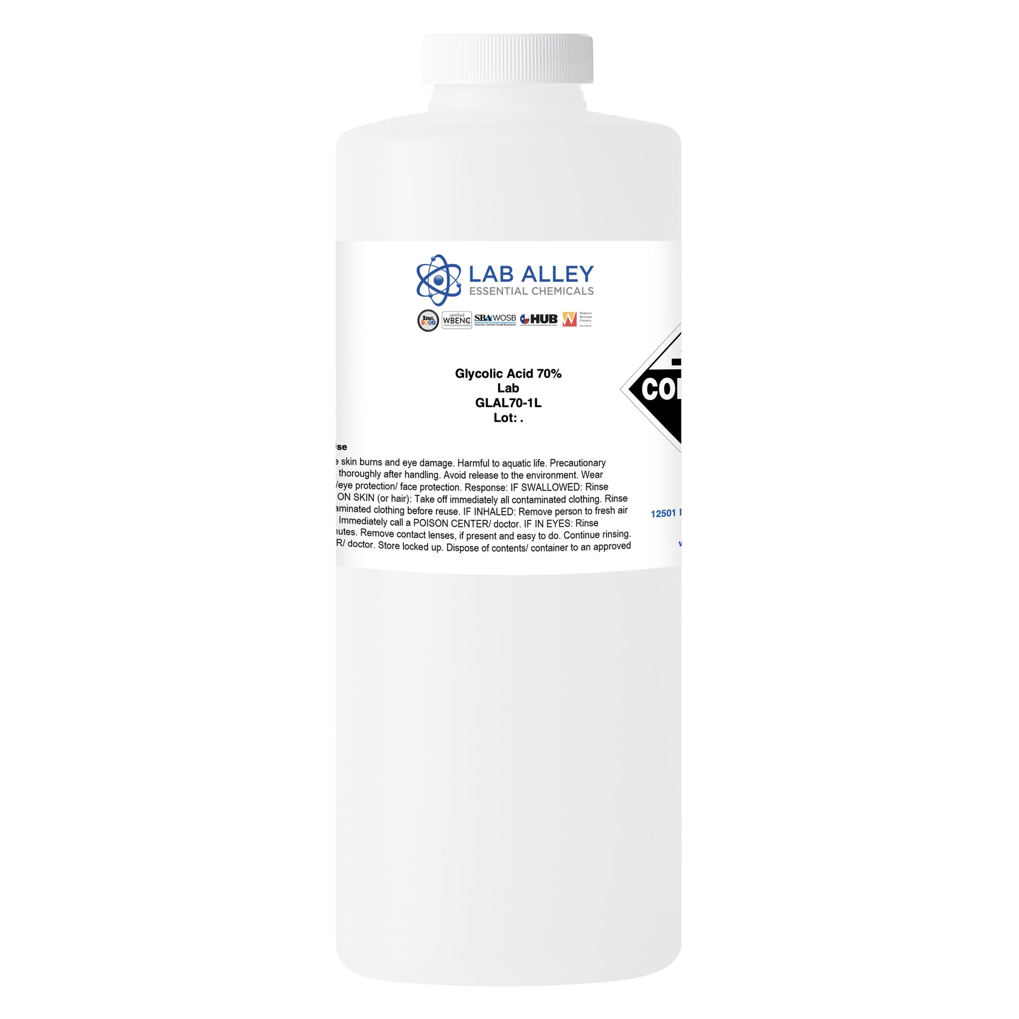 Glycolic Acid 70% Solution, Lab Grade