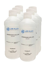 Hydrochloric Acid 10% Solution, Lab Grade, 500mL