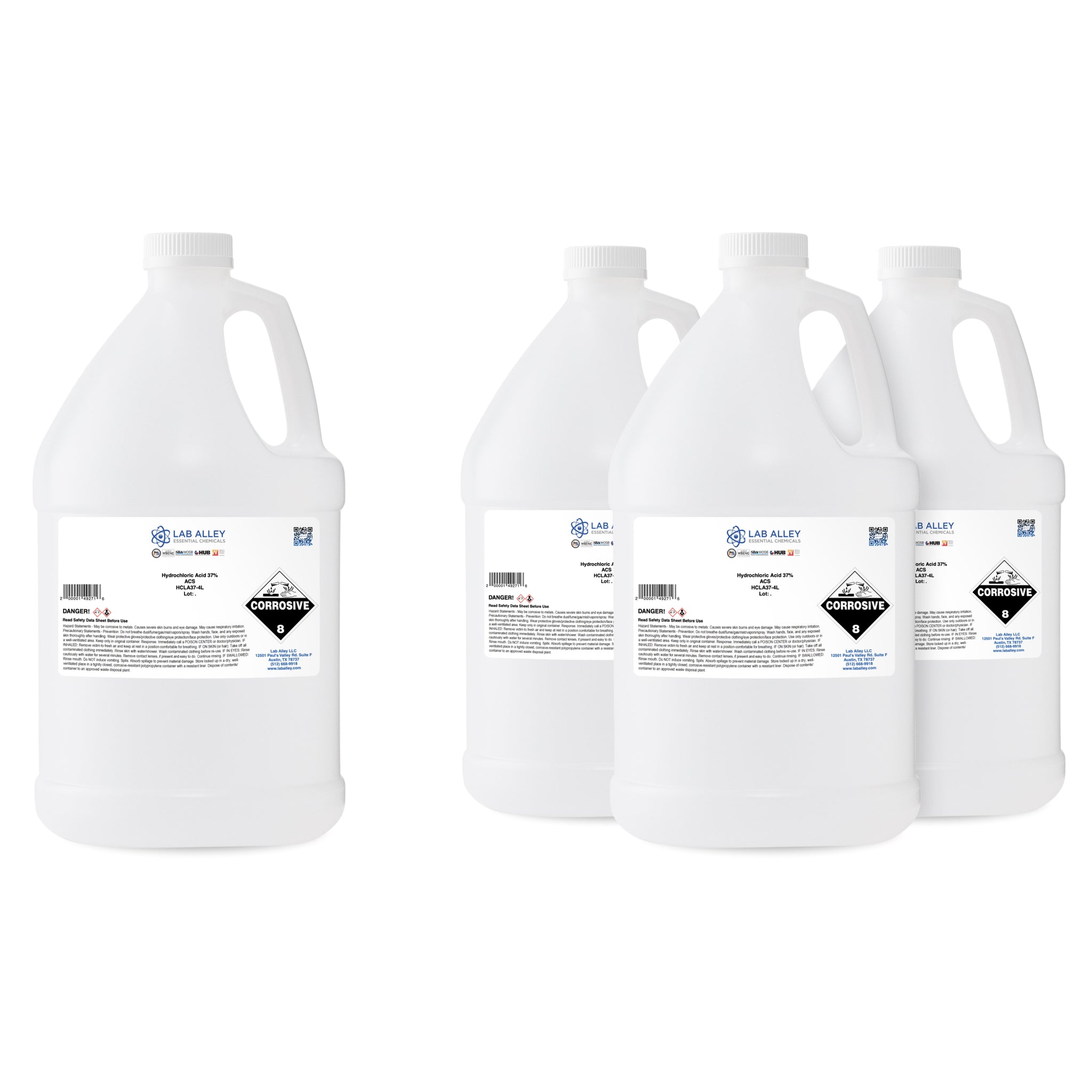 Hydrochloric Acid 37% Solution, ACS Reagent Grade
