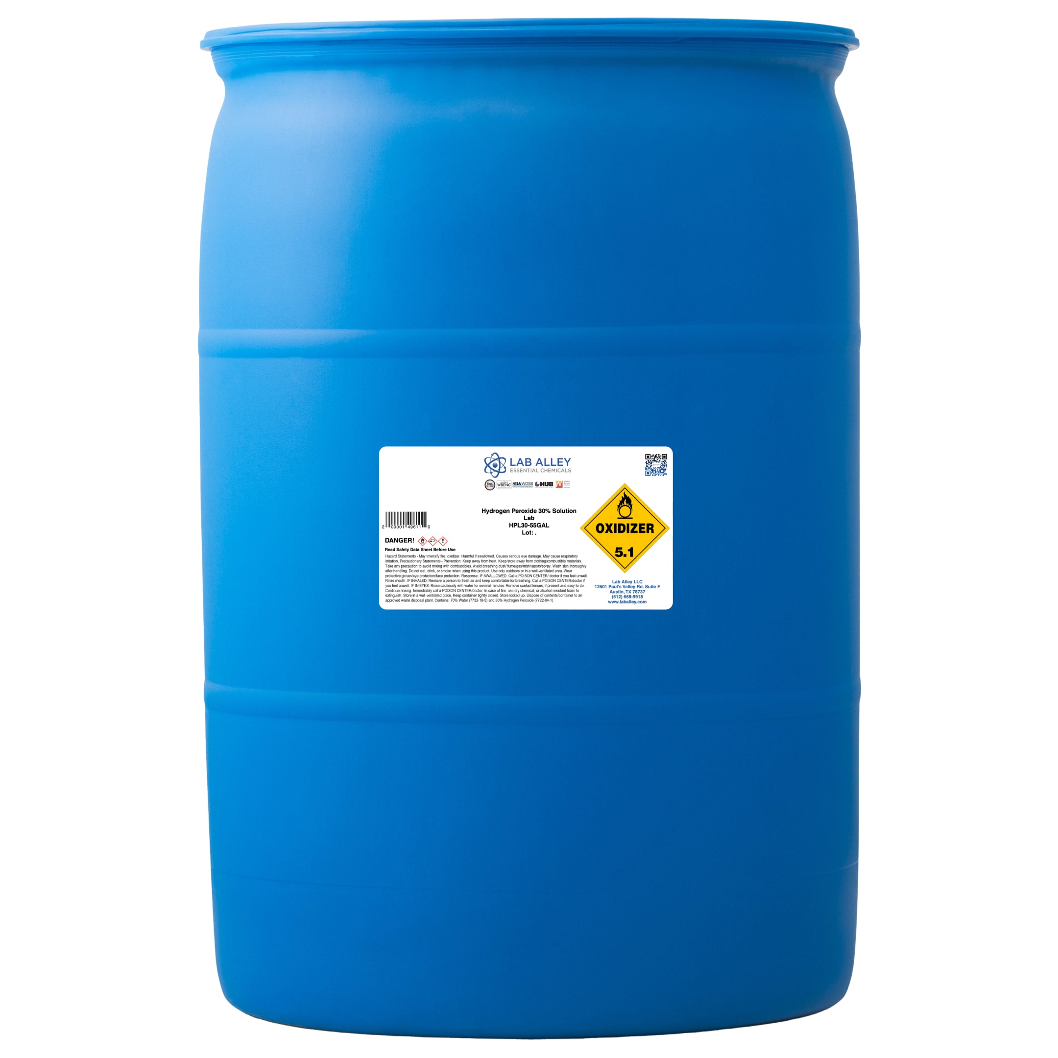 Hydrogen Peroxide 30% Solution, Lab Grade