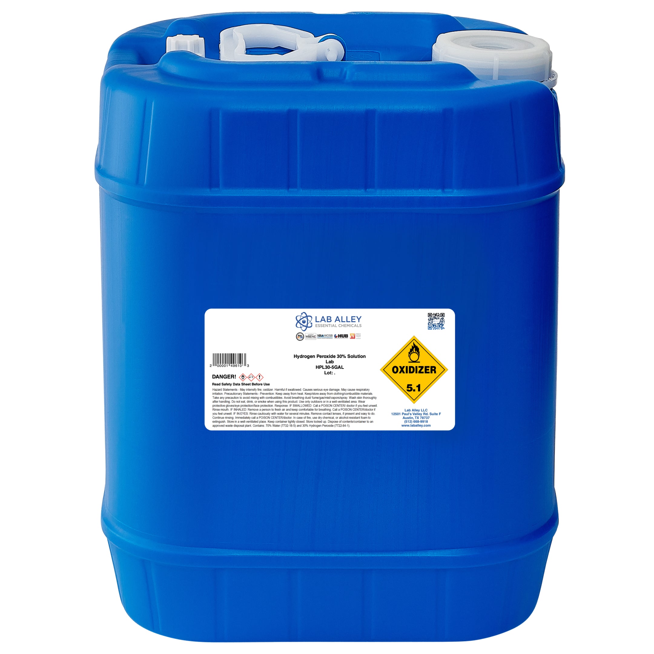 Hydrogen Peroxide 30% Solution, Lab Grade