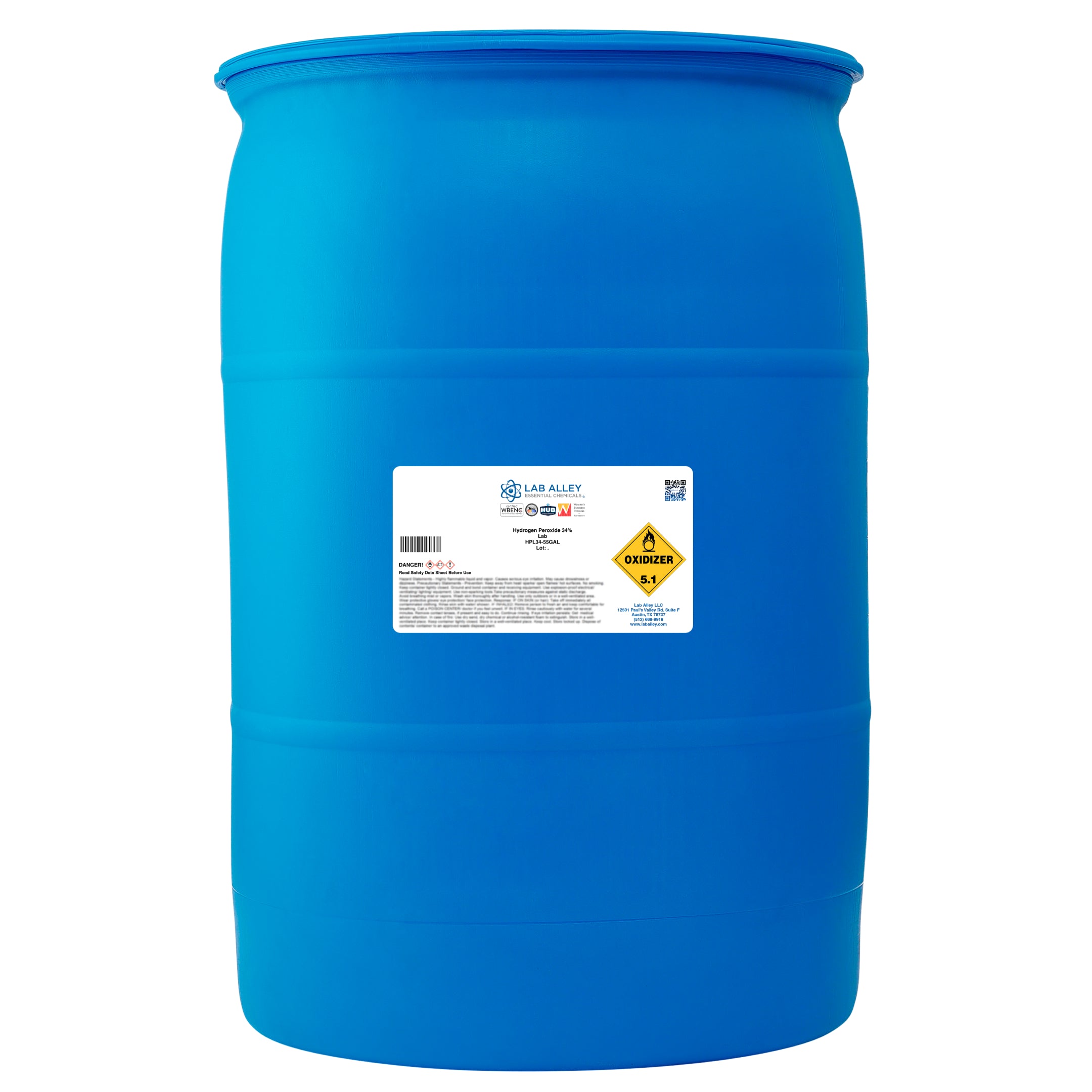 Hydrogen Peroxide 34% Solution, Lab Grade