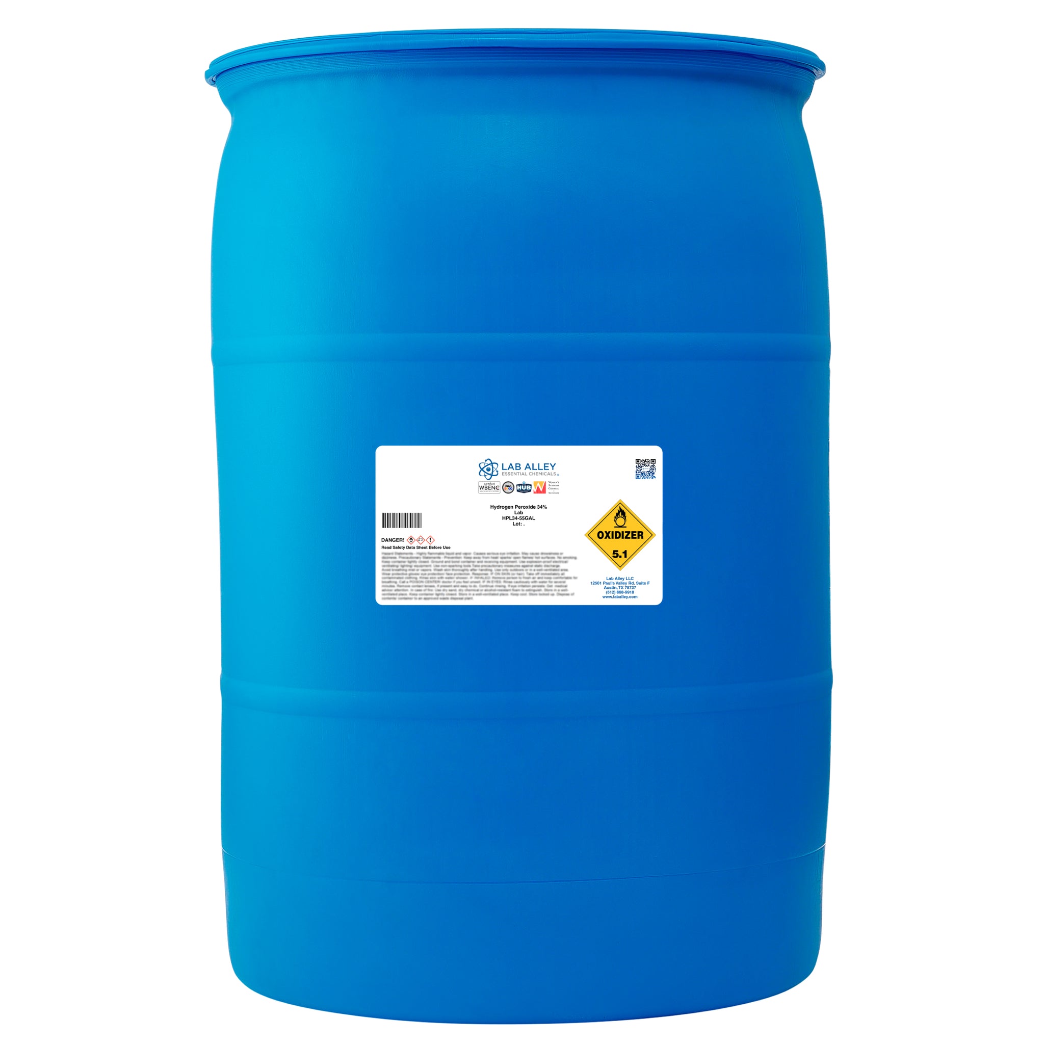 Hydrogen Peroxide 34% Solution, Lab Grade