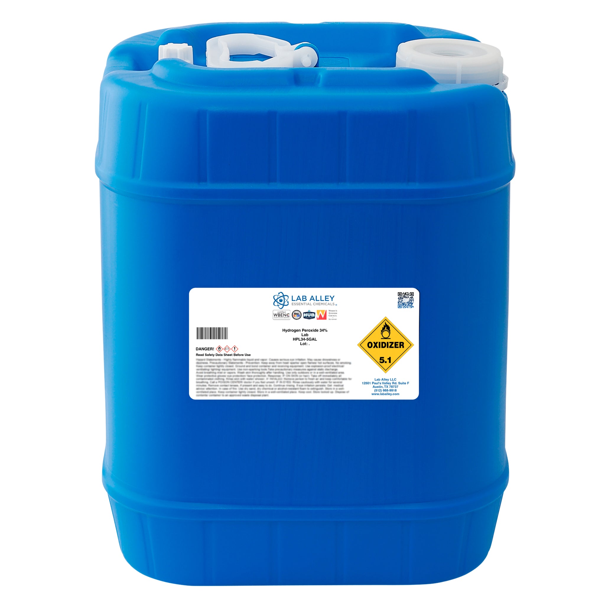 Hydrogen Peroxide 34% Solution, Lab Grade