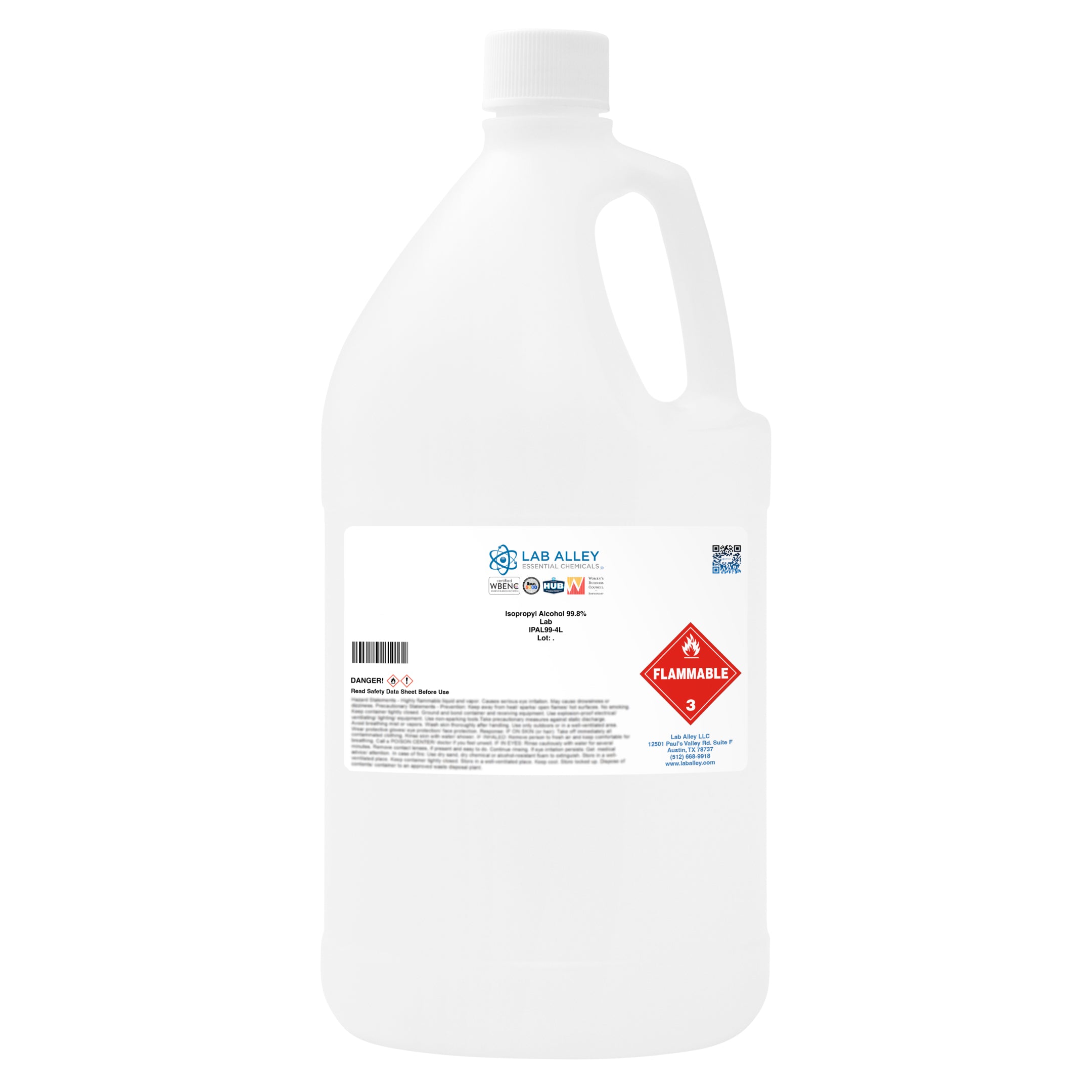 Isopropyl Alcohol 99.8% Lab Grade