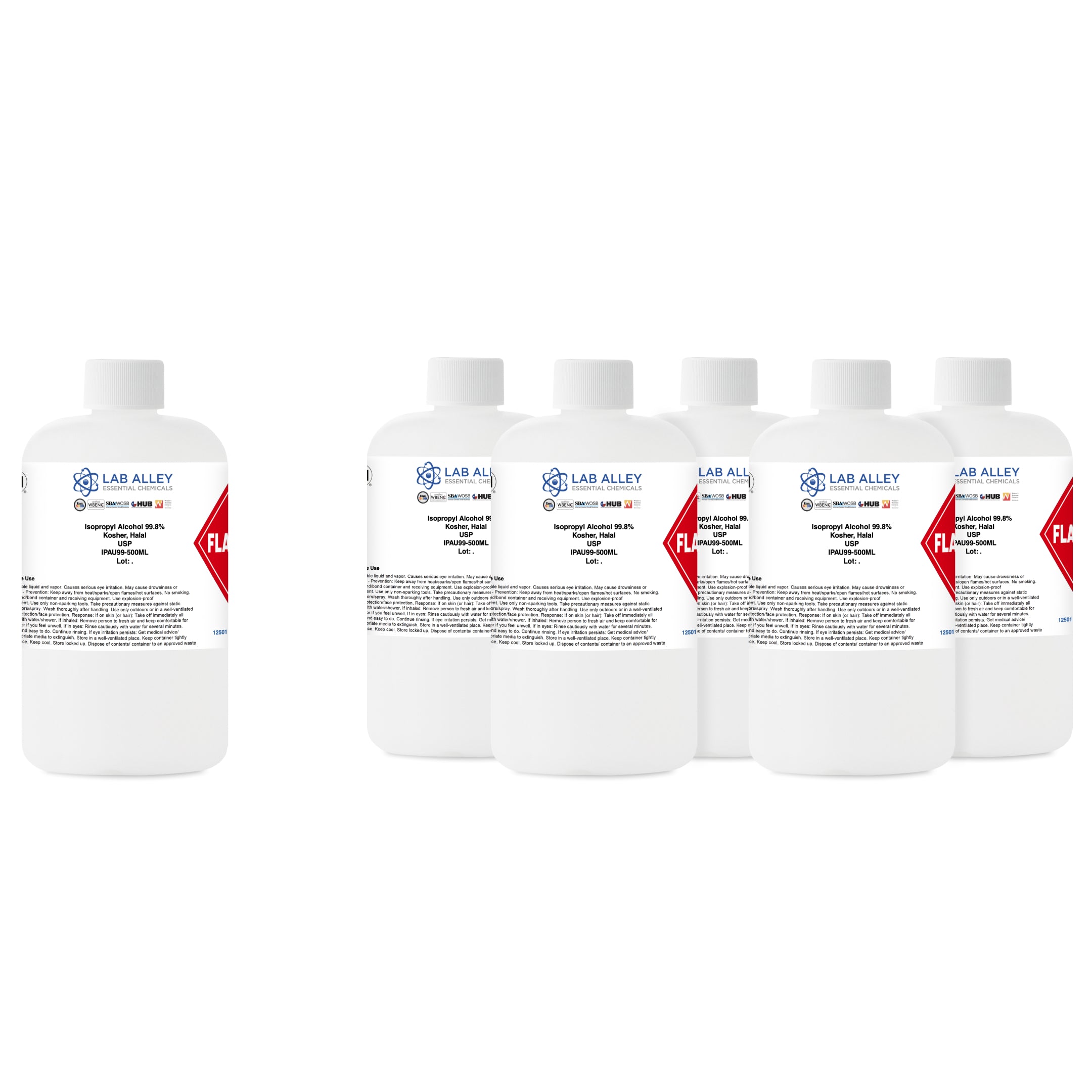 Isopropyl Alcohol 99.8% USP Grade, Kosher, Halal