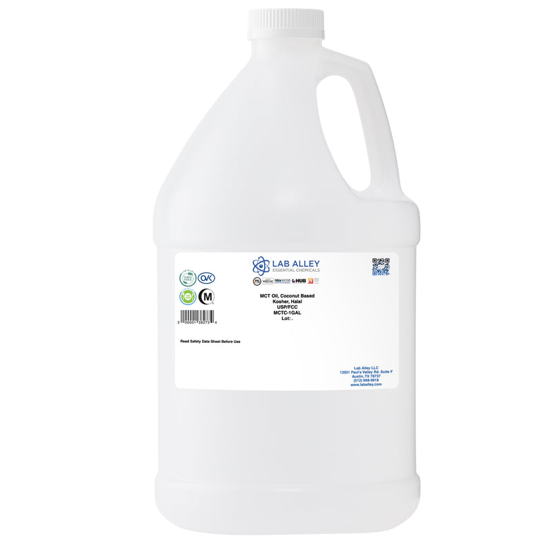 MCT Oil Coconut Based USP/FCC/Food Grade, Kosher, Halal