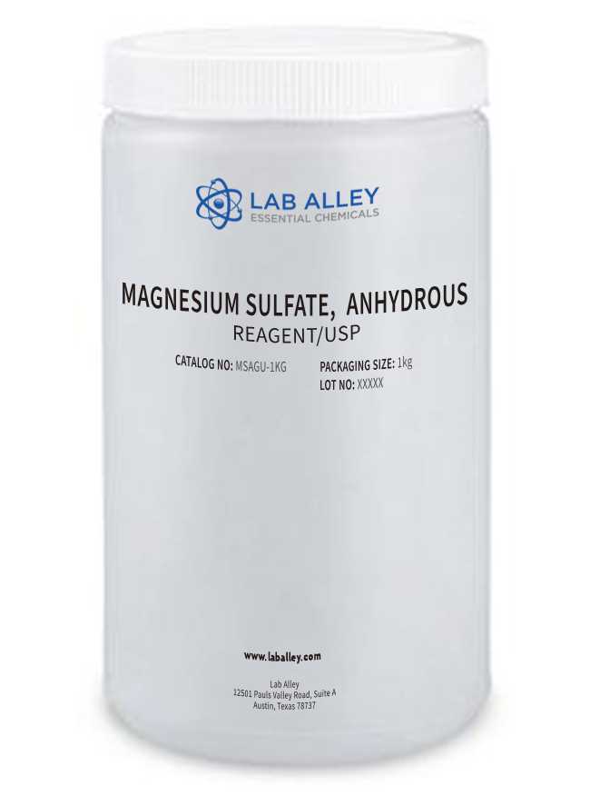 Magnesium Sulfate  Anhydrous Powder, Reagent/USP