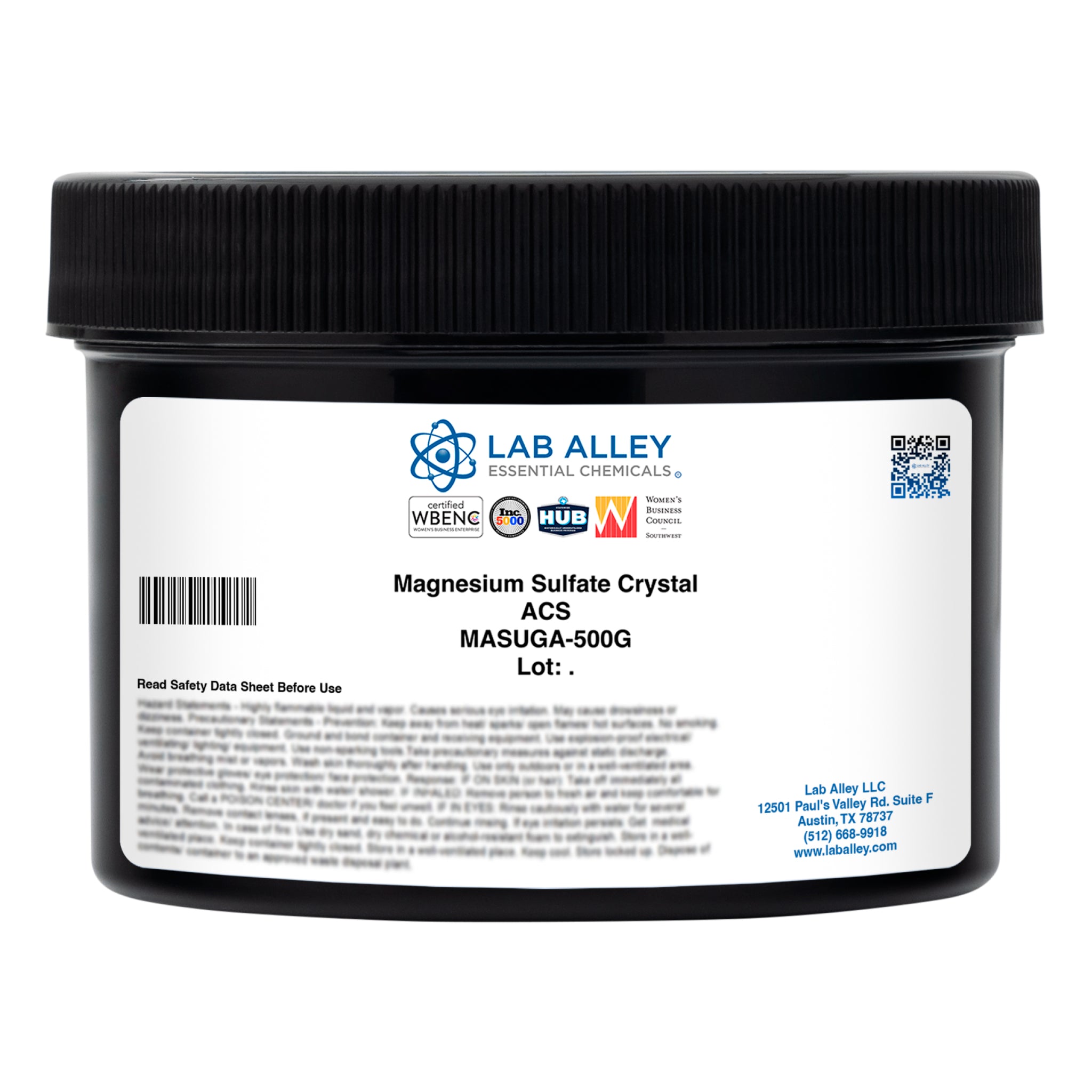 Magnesium Sulfate Crystal, ACS Grade