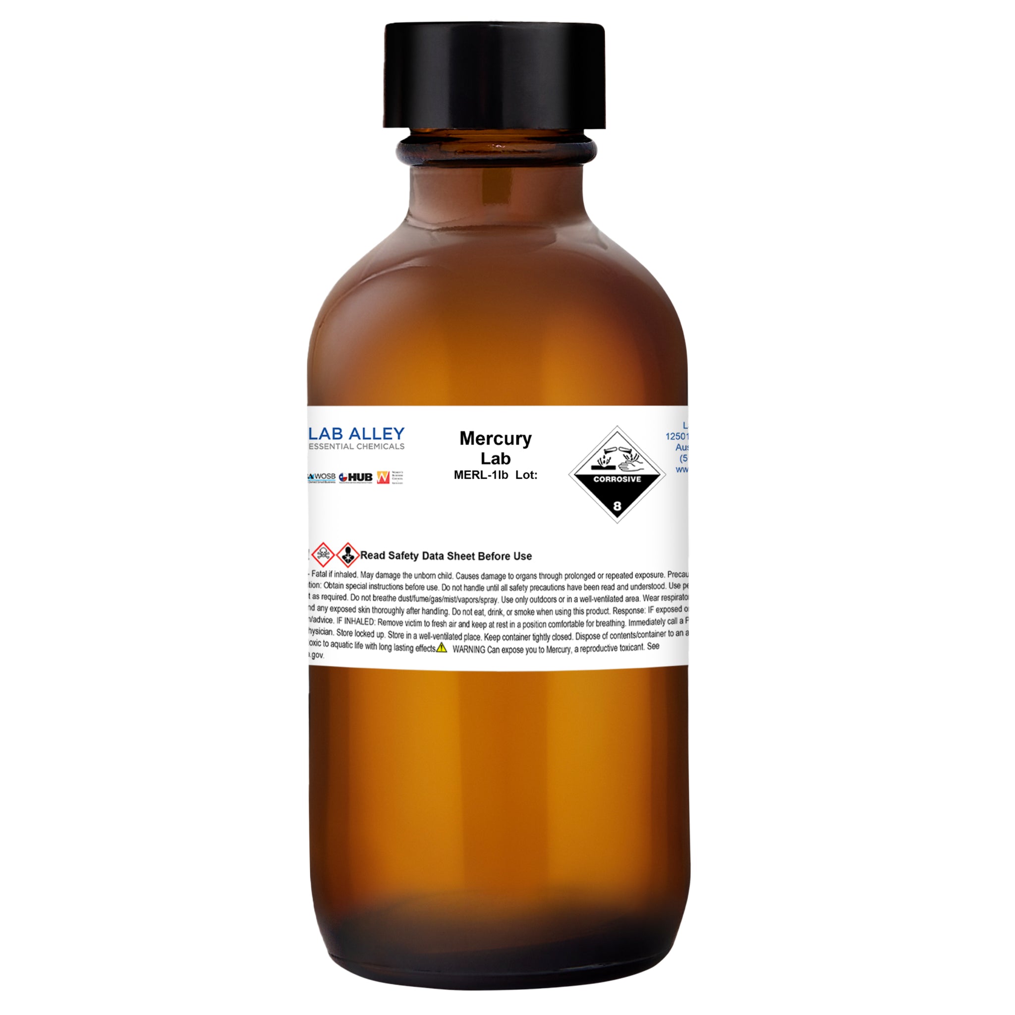 Mercury Metal 99.99% Lab Grade