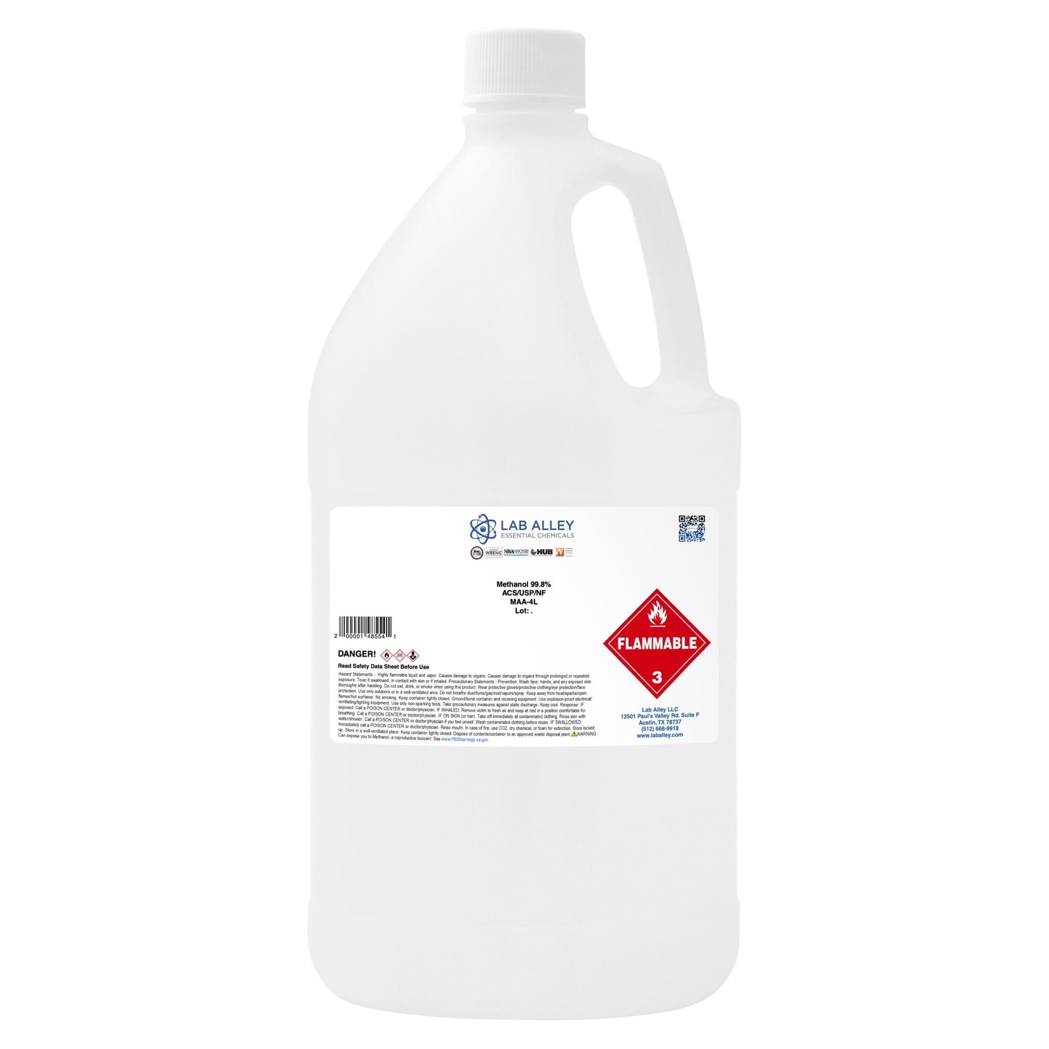 Methanol ≥99.8% ACS Reagent/USP/NF Grade