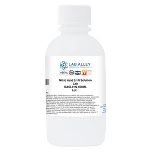 Nitric Acid 0.1N Solution, Lab Grade