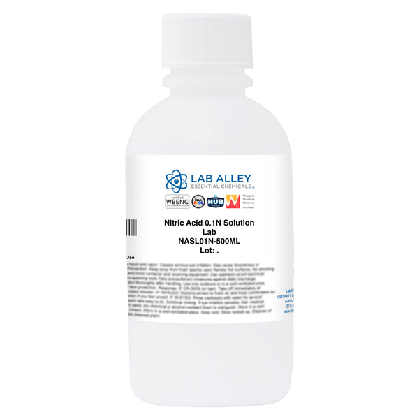 Nitric Acid 0.1N Solution, Lab Grade