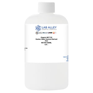Organic MCT Oil, Kosher, Halal, USP/FCC