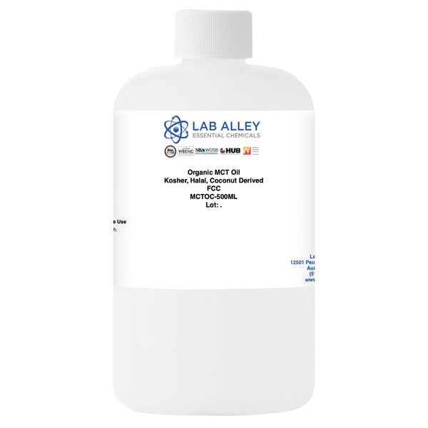 Organic MCT Oil, Kosher, Halal, USP/FCC