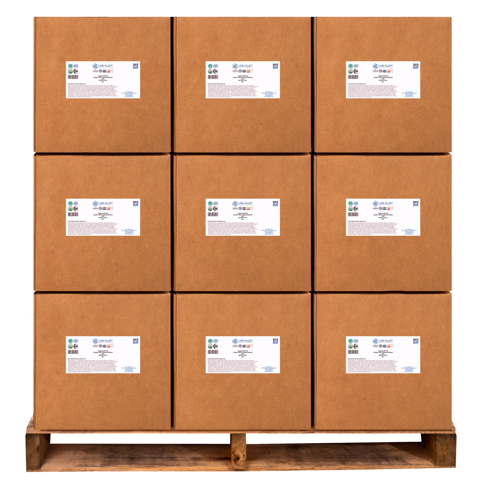 Organic MCT Oil, Kosher, Halal, USP/FCC