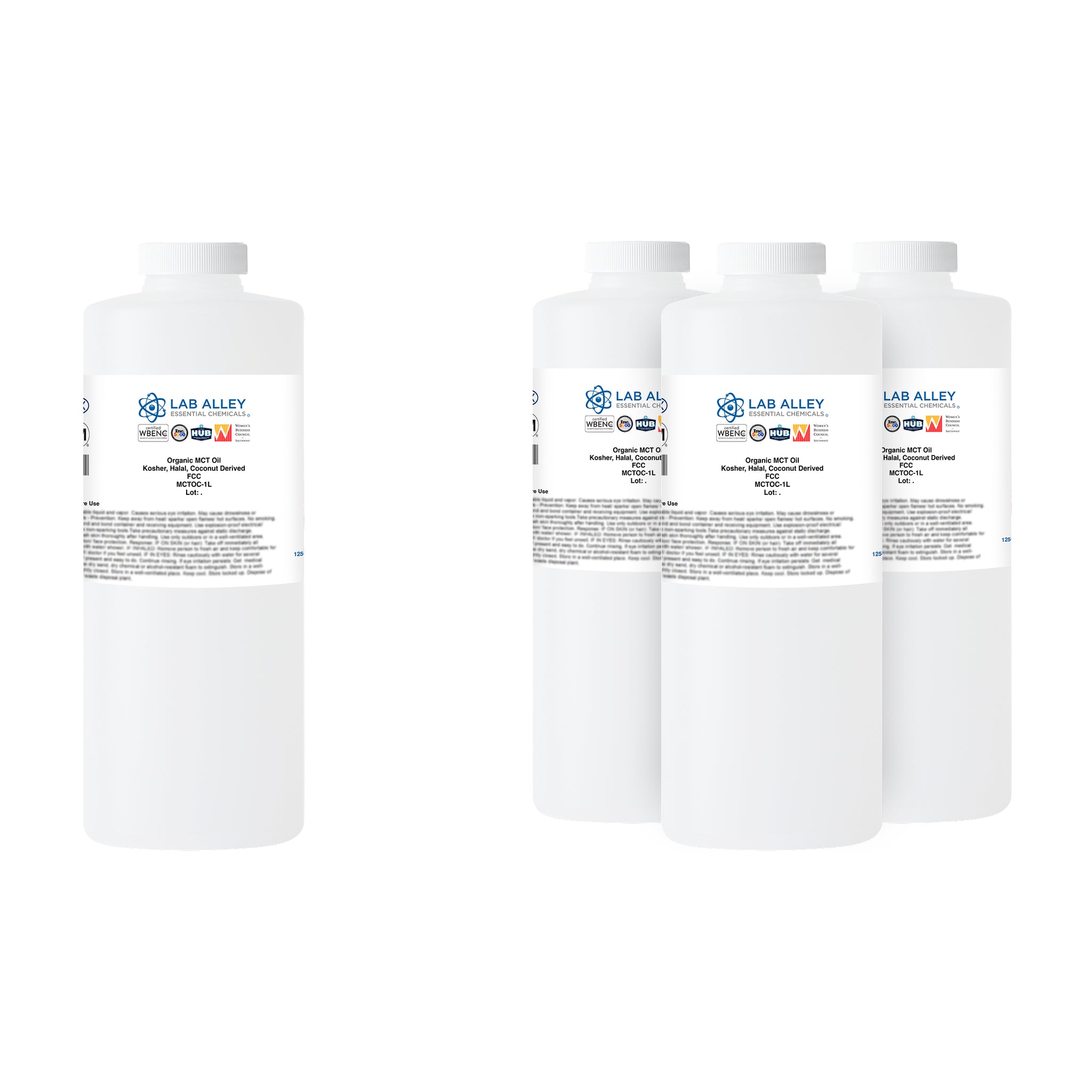 Organic MCT Oil, Kosher, Halal, USP/FCC
