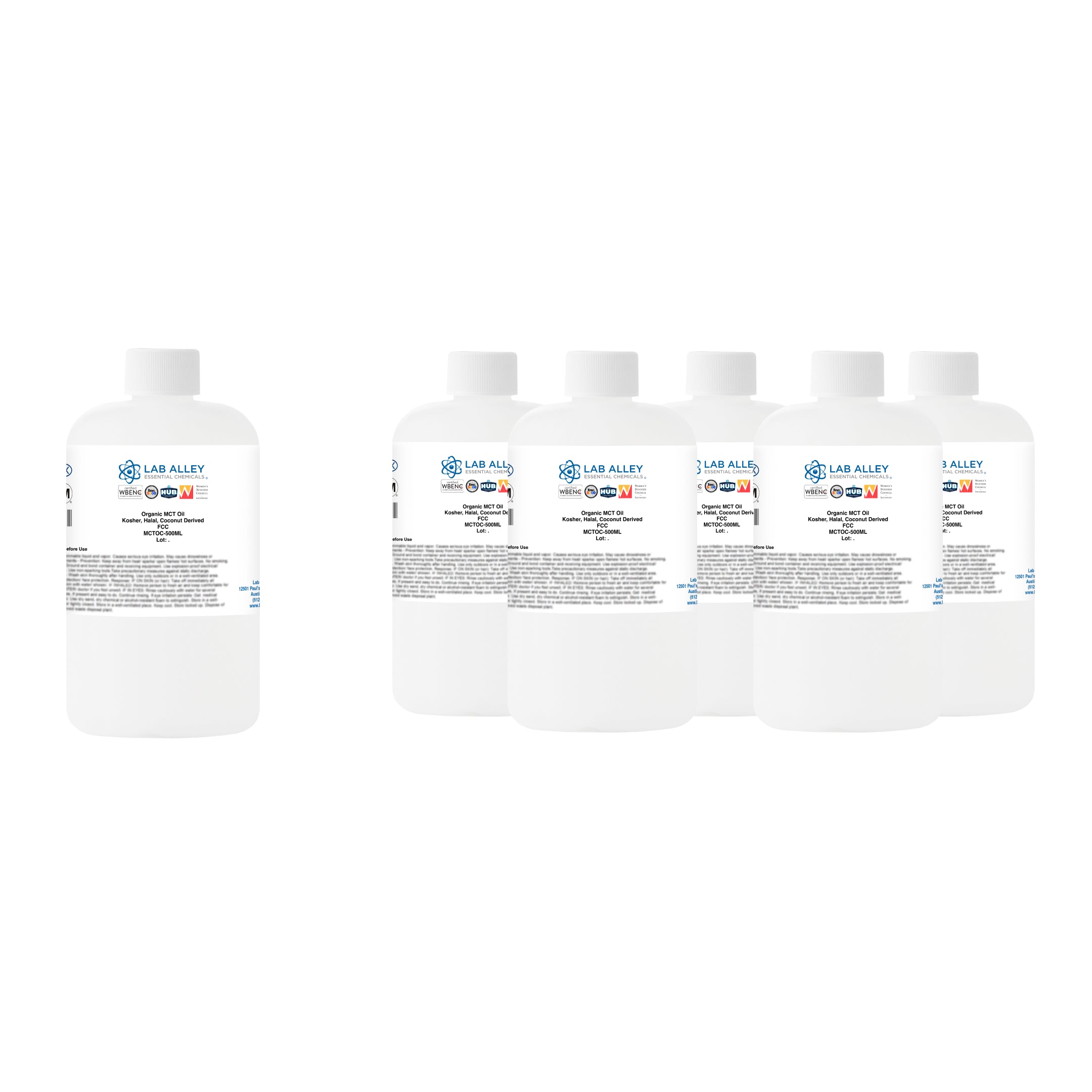 Organic MCT Oil, Kosher, Halal, USP/FCC