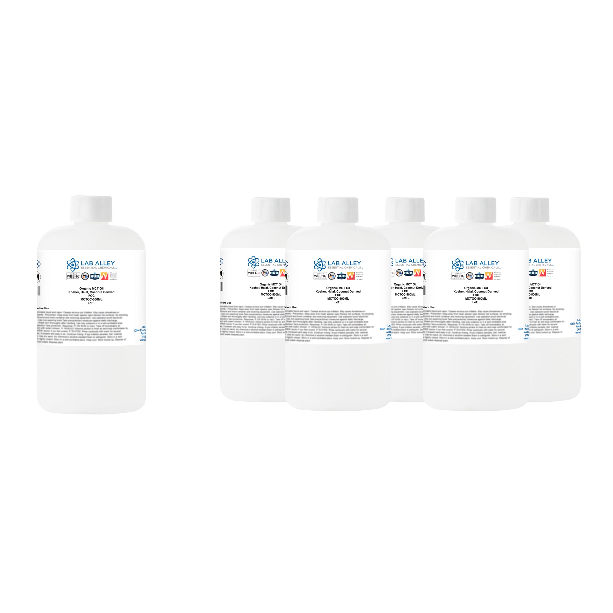 Organic MCT Oil, Kosher, Halal, USP/FCC