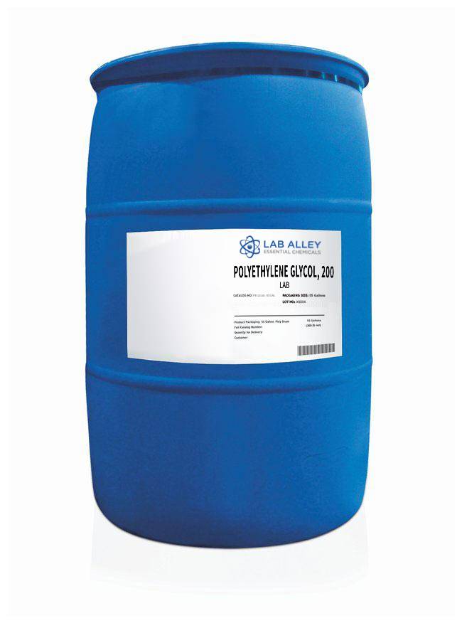 Polyethylene Glycol (PEG), 200, Lab Grade Lab Alley
