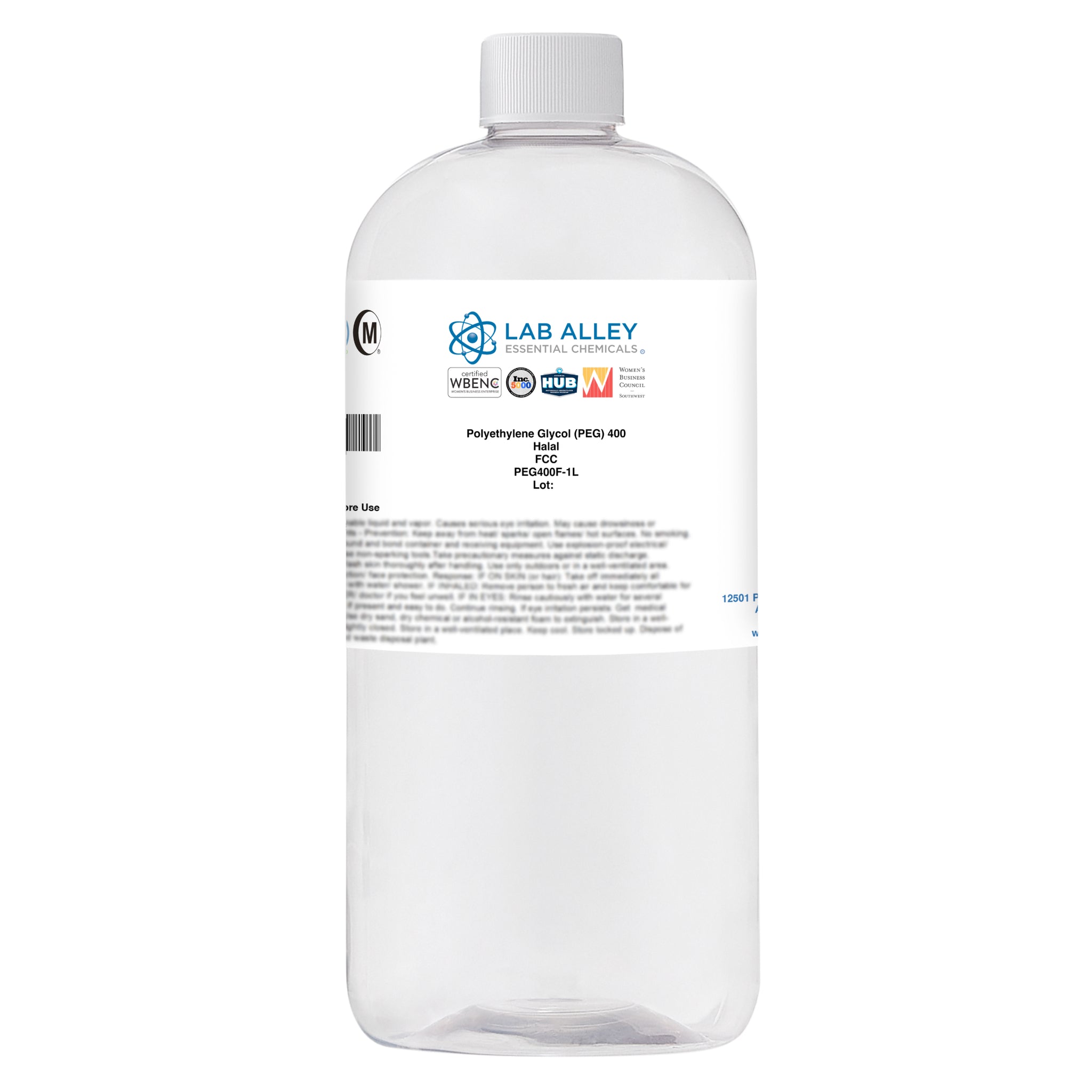 Polyethylene Glycol (PEG) 400 Food Grade (FCC), Halal