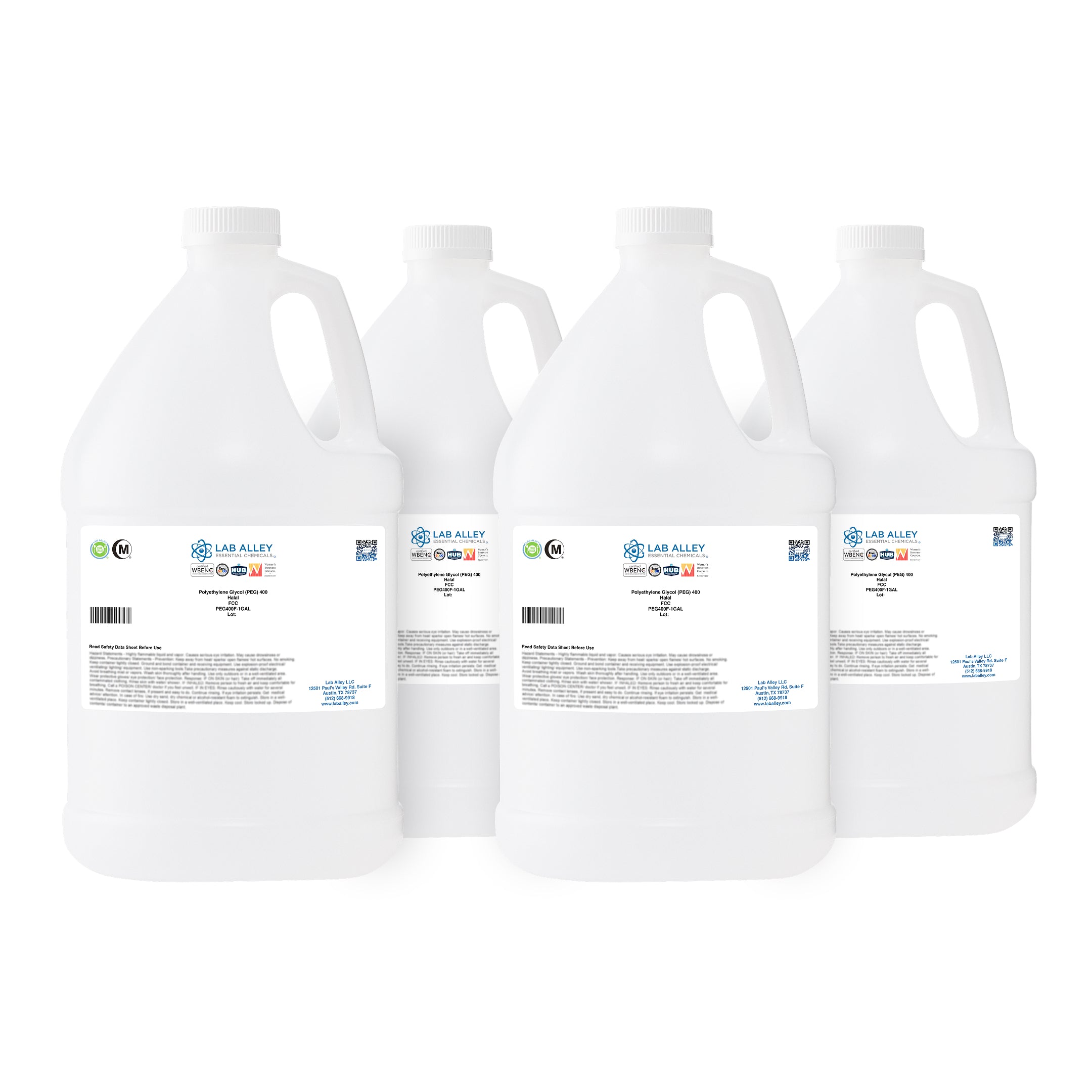 Polyethylene Glycol (PEG) 400 Food Grade (FCC), Halal