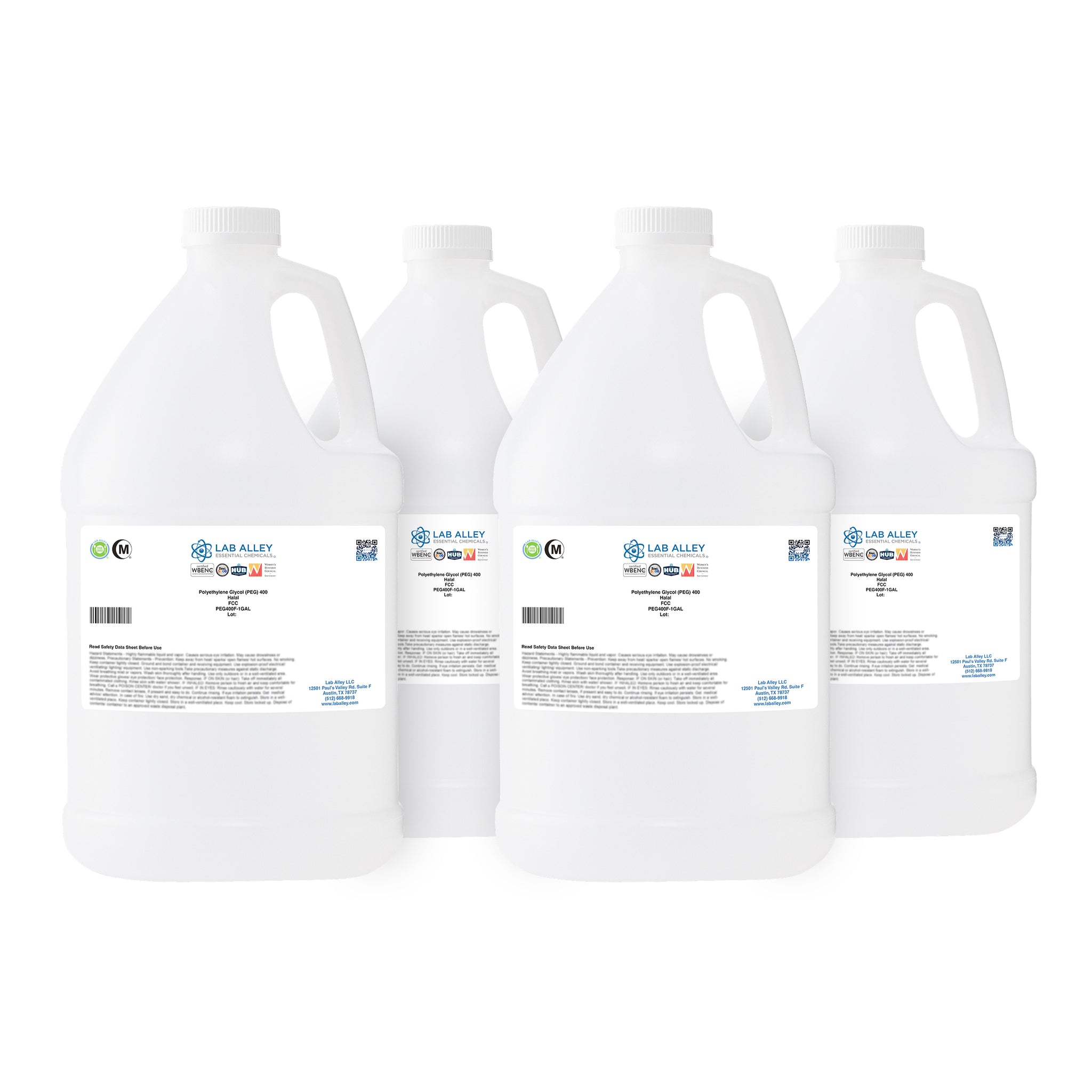 Polyethylene Glycol (PEG) 400 Food Grade (FCC), Halal