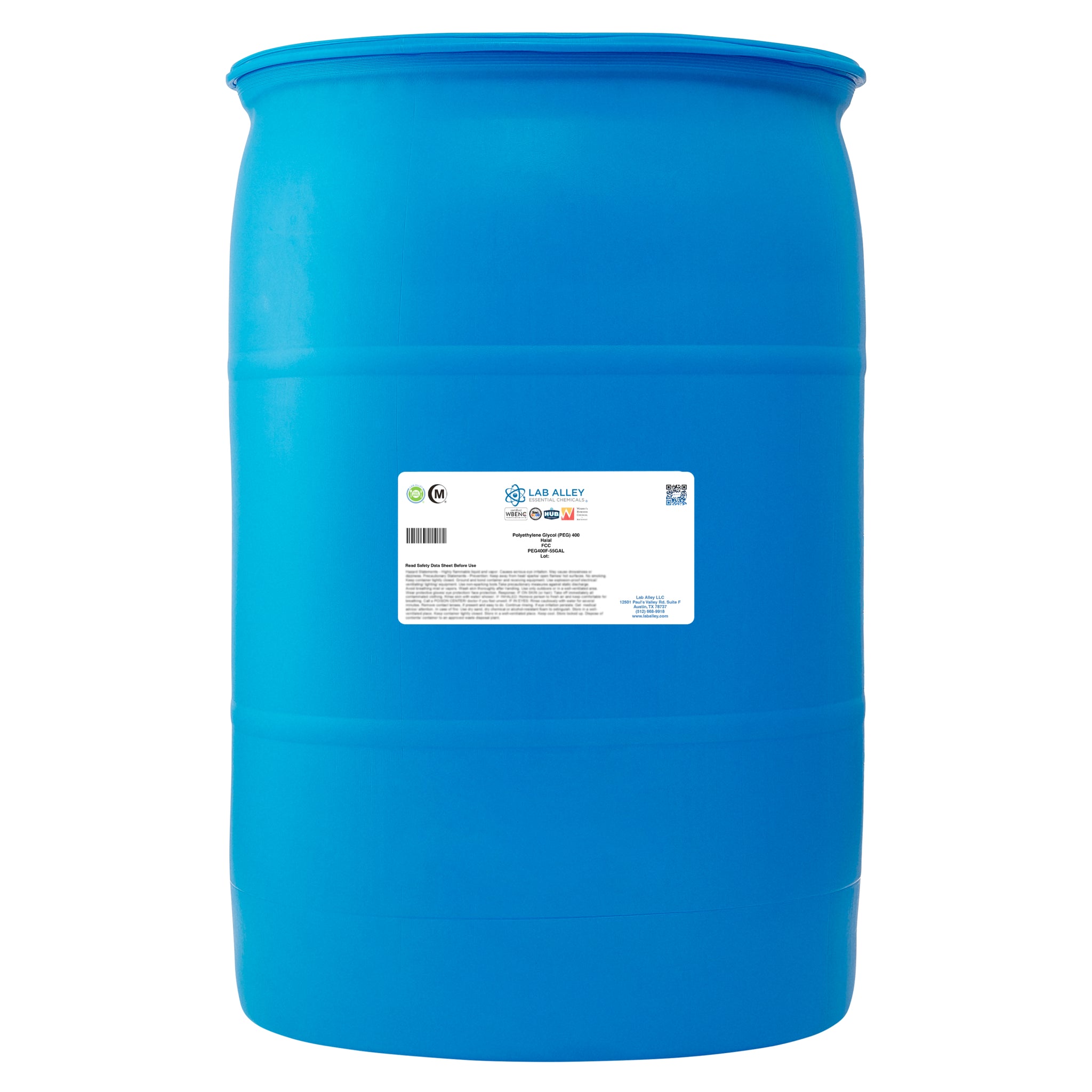 Polyethylene Glycol (PEG) 400 Food Grade (FCC), Halal