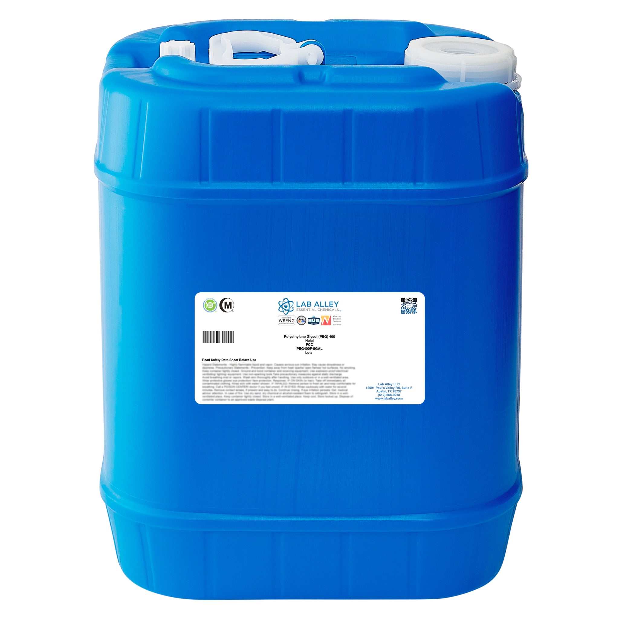 Polyethylene Glycol (PEG) 400 Food Grade (FCC), Halal