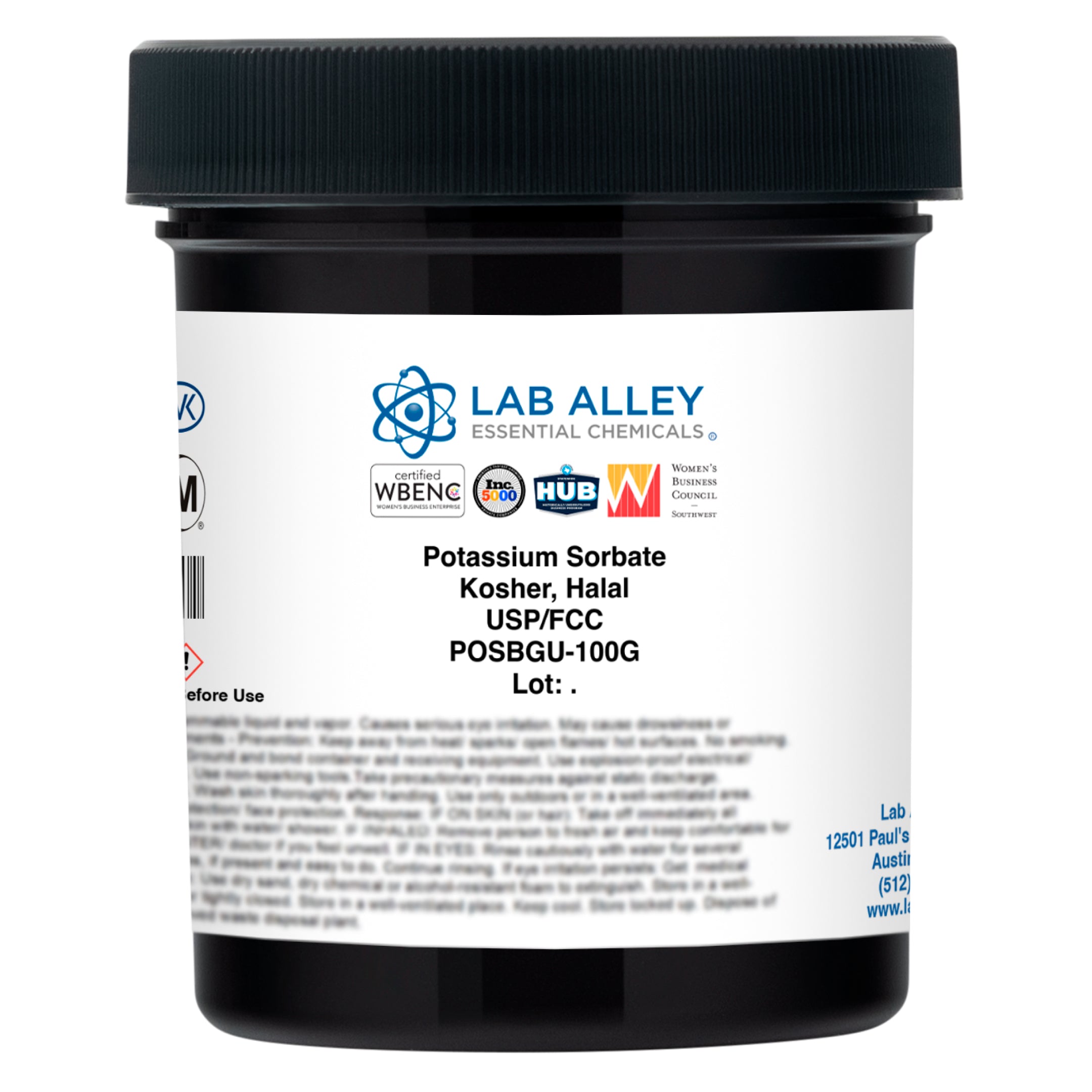 Potassium Sorbate, USP/FCC, Kosher, Halal