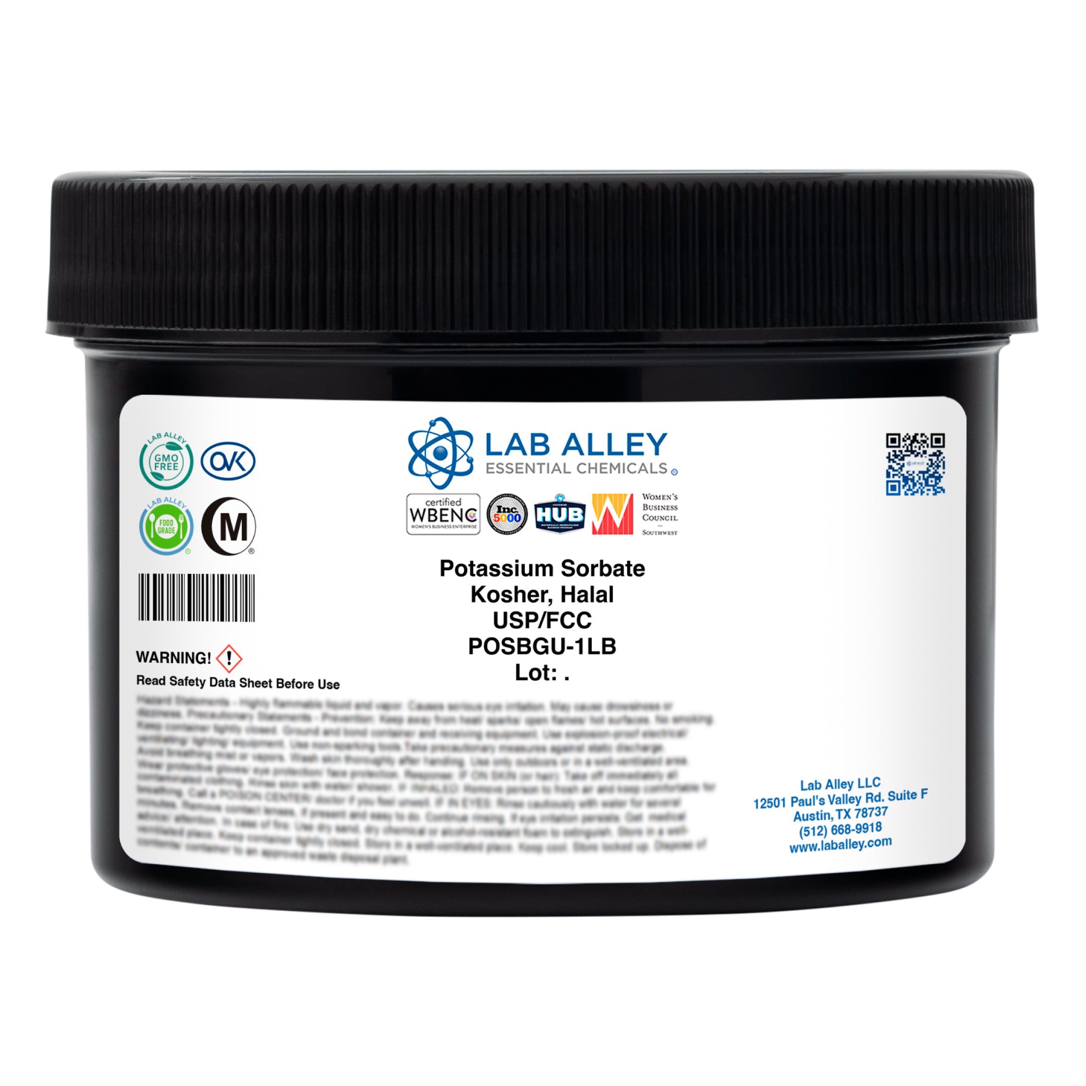 Potassium Sorbate, USP/FCC, Kosher, Halal