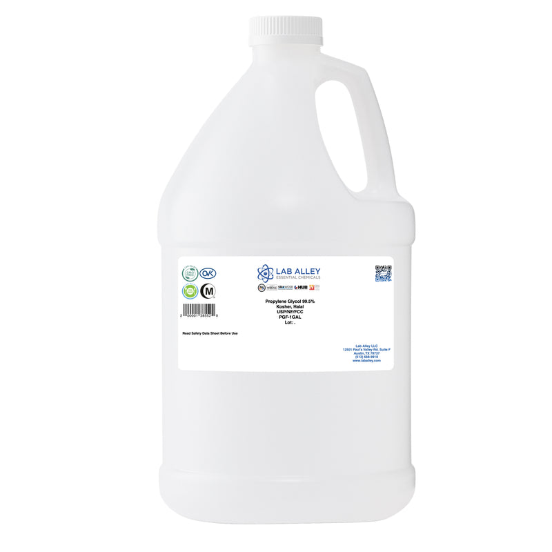 Propylene Glycol 99.5% USP/NF/FCC/Food Grade, Kosher, Halal