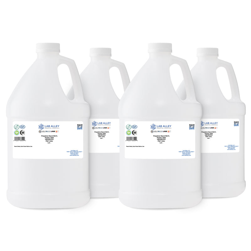 Propylene Glycol 99.5% USP/NF/FCC/Food Grade, Kosher, Halal