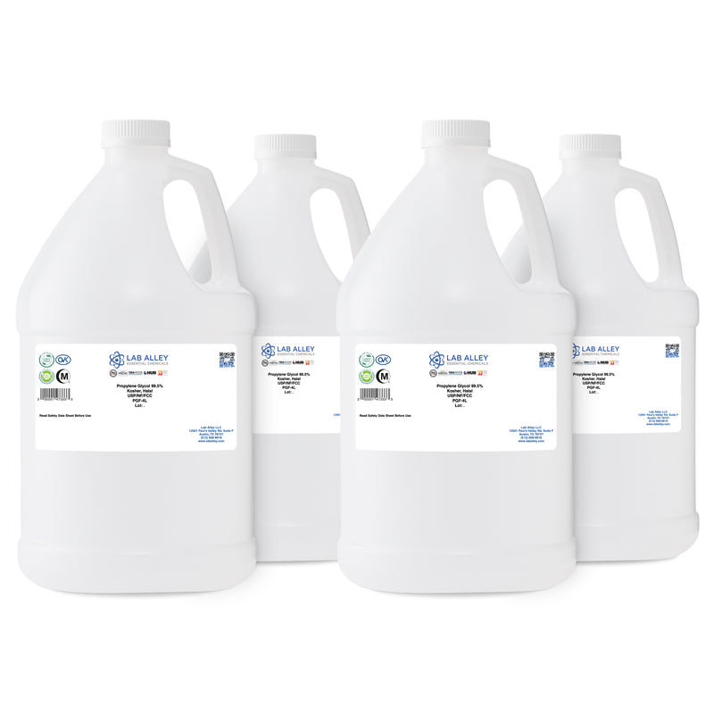 Propylene Glycol 99.5% USP/NF/FCC/Food Grade, Kosher, Halal