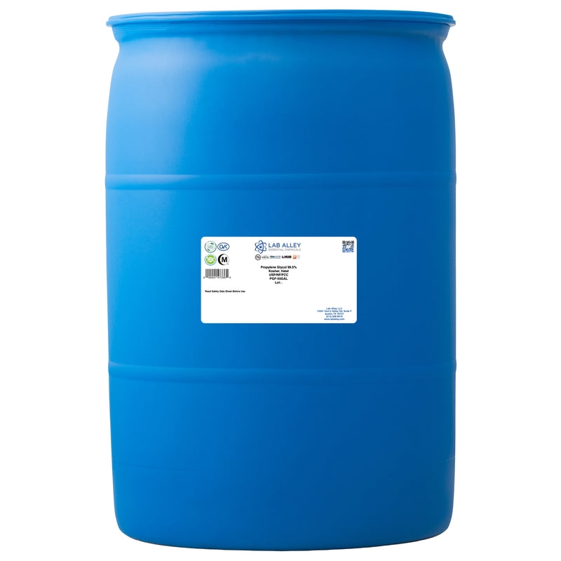 Propylene Glycol 99.5% USP/NF/FCC/Food Grade, Kosher, Halal