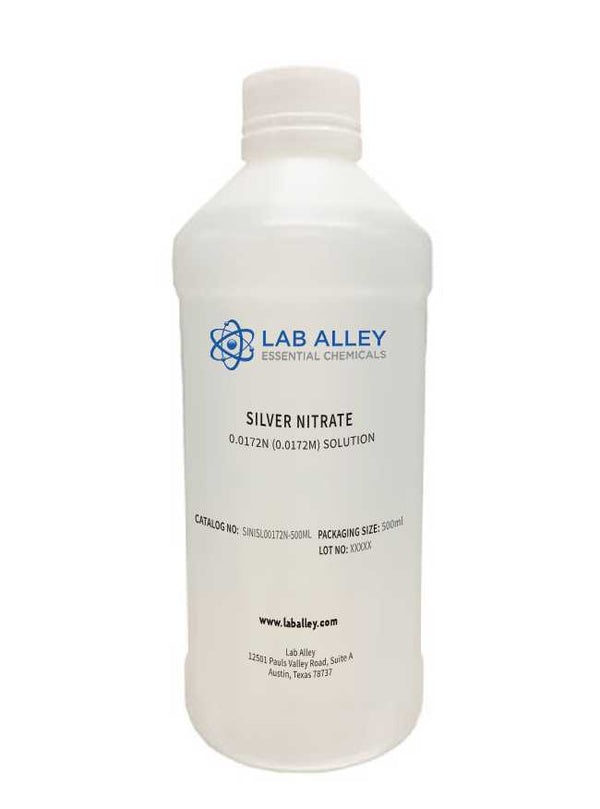 Silver Nitrate 0.0172N (0.0172M) Solution