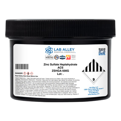 Zinc Sulfate Heptahydrate, ACS Grade